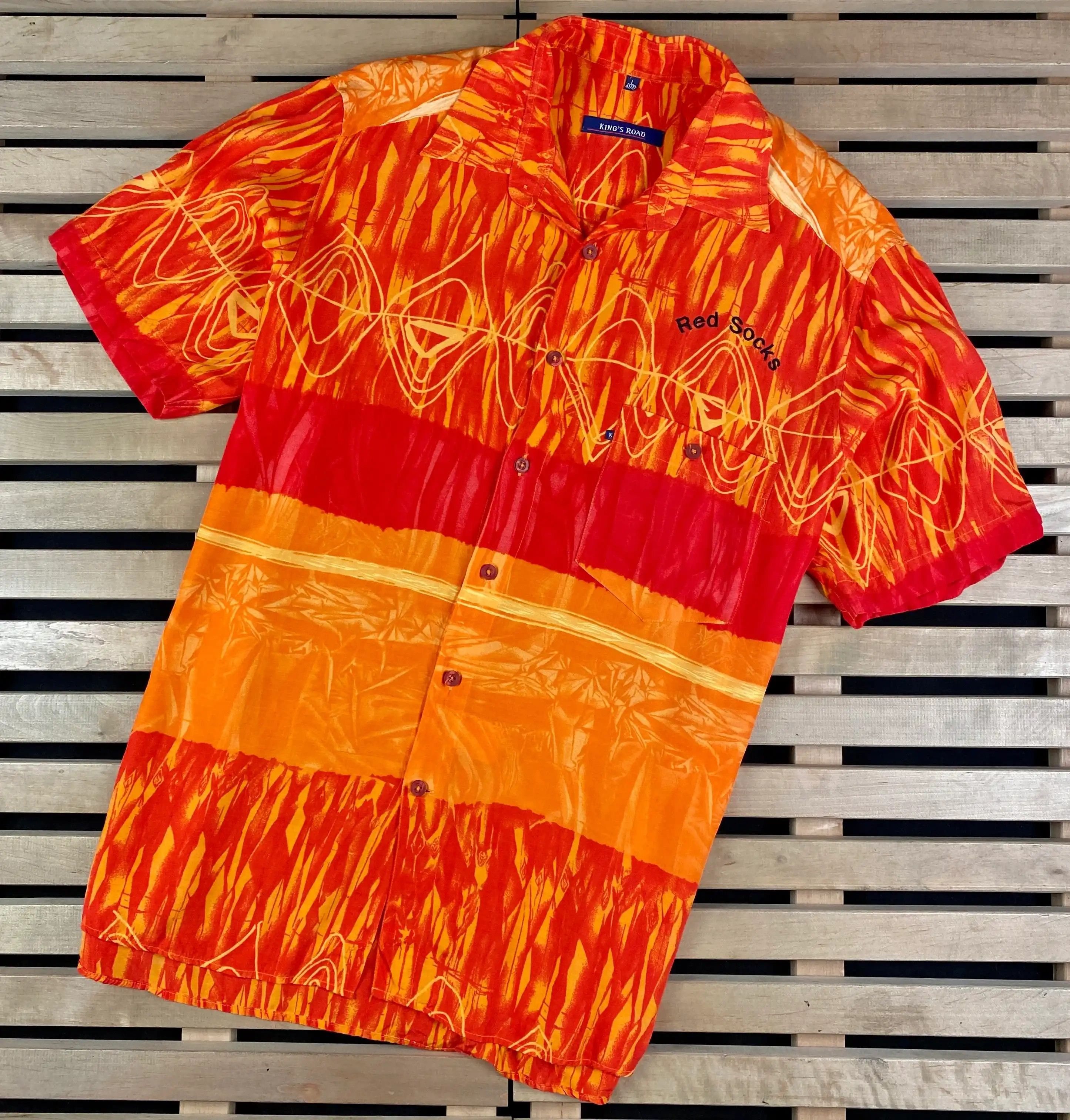 Vintage Men’s Crazy Hawaiian Shirt Short Sleeve Kings Road Size L Size US L / EU 52-54 / 3 - 1 Thumbnail