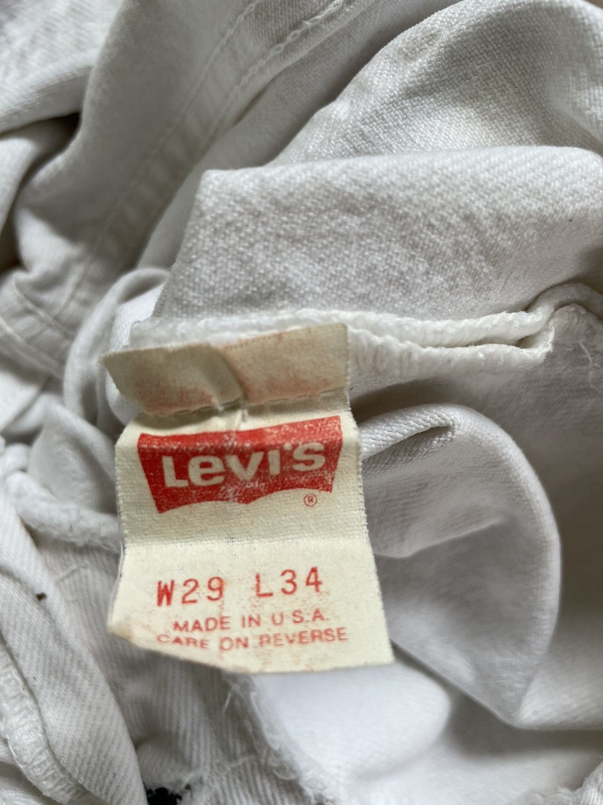 Levi's Vintage Clothing Vintage 90s LEVI’S 501 Jeans Made In Usa Size US 27 - 18 Thumbnail