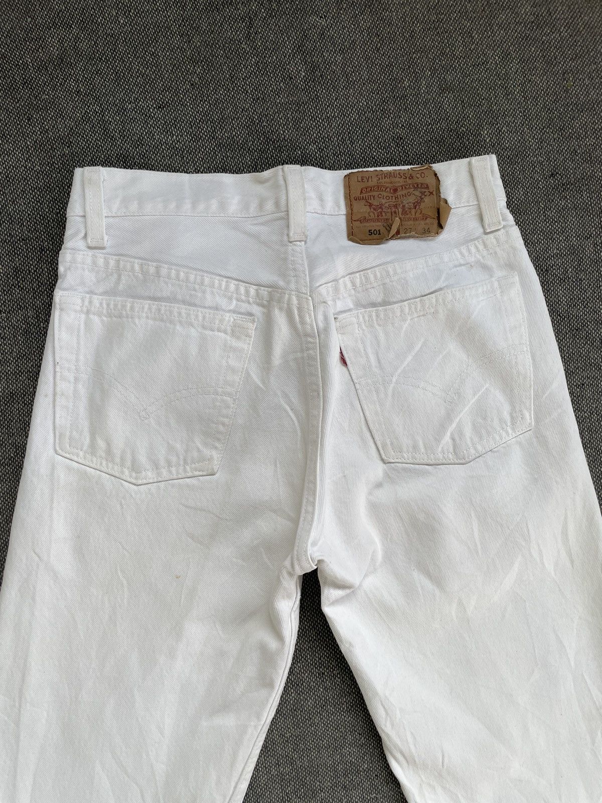 Levi's Vintage Clothing Vintage 90s Levi’s 501 Jeans Made In Usa Size US 26 / EU 42 - 9 Thumbnail