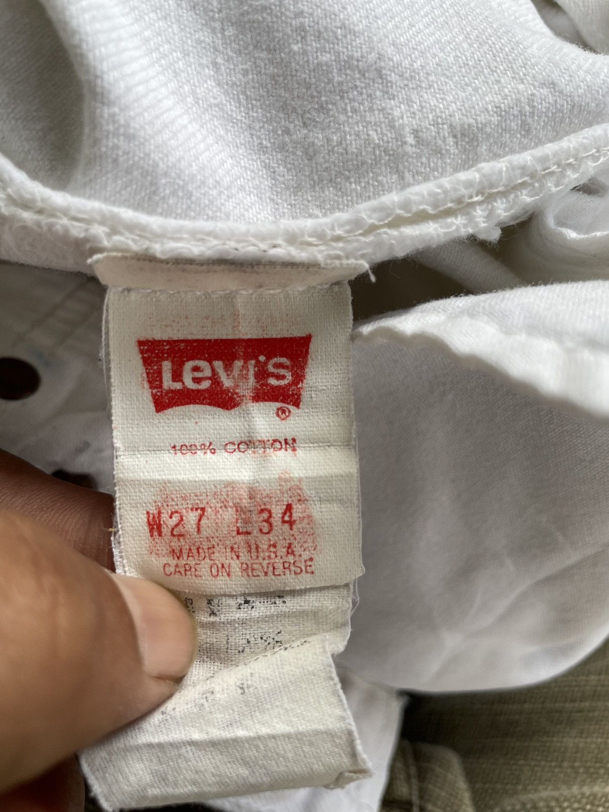 Levi's Vintage Clothing Vintage 90s Levi’s 501 Jeans Made In Usa Size US 26 / EU 42 - 18 Thumbnail