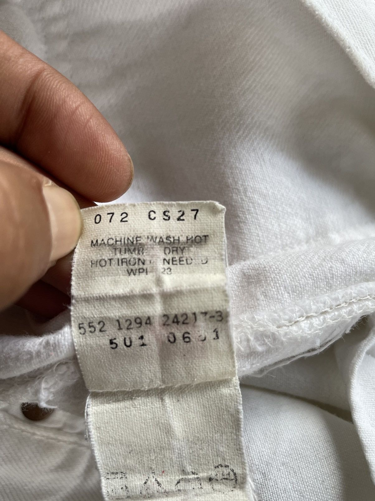 Levi's Vintage Clothing Vintage 90s Levi’s 501 Jeans Made In Usa Size US 26 / EU 42 - 19 Thumbnail