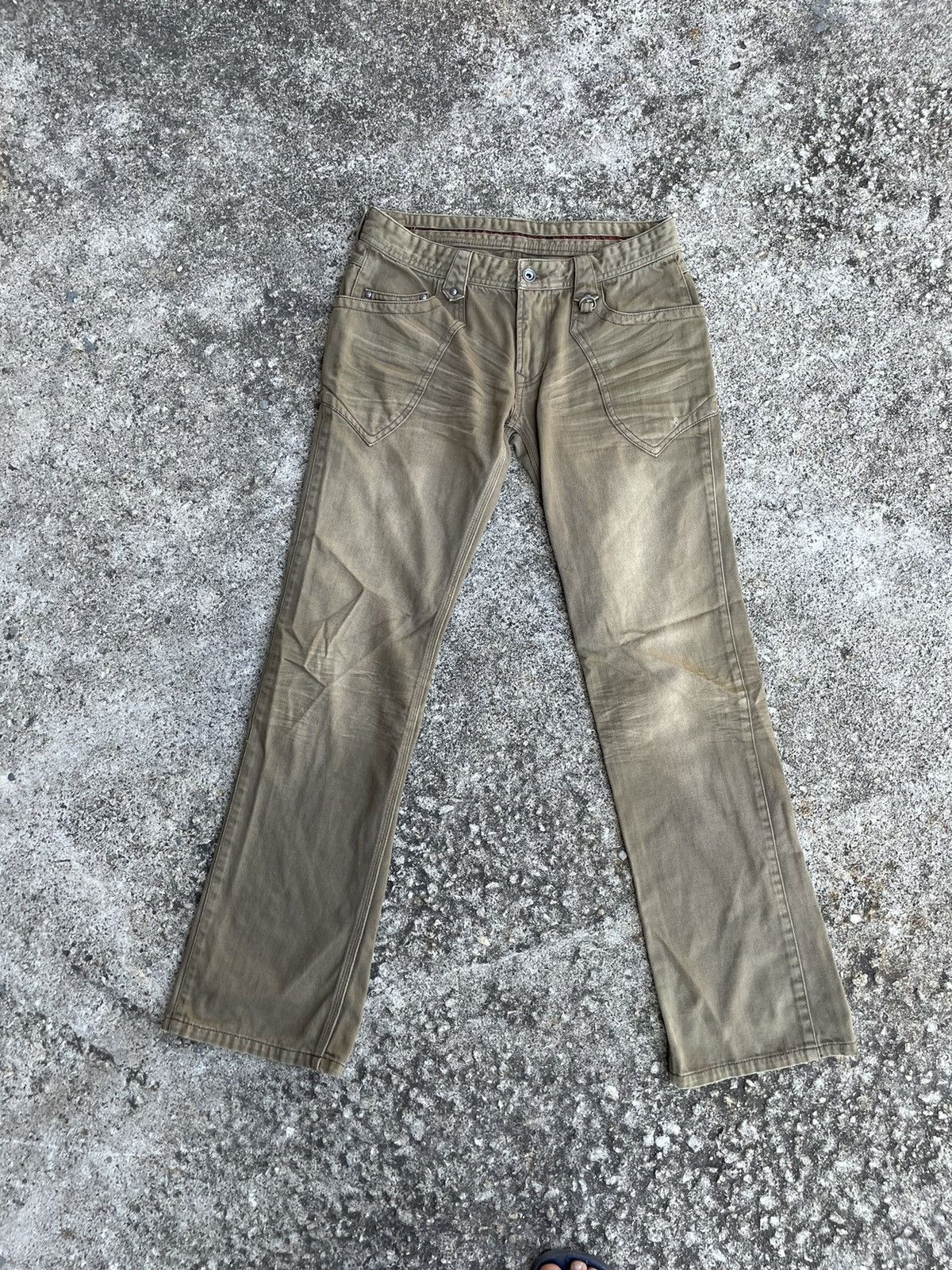Japanese Brand × Nicole Club Vintage Nicole Club For Men Low Rise Flare Jeans Size US 31 - 1 Thumbnail