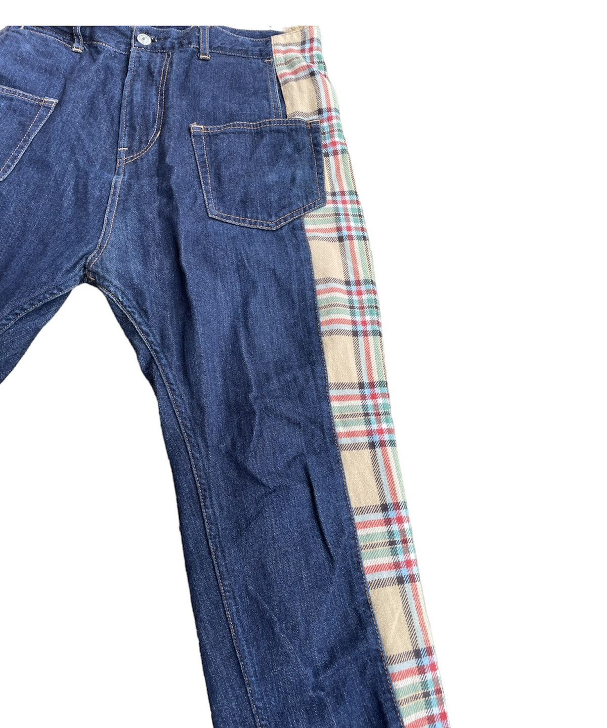 If Six Was Nine × Japanese Brand Japanese Brand Transform & New Drop Crotch Light Jeans Size US 33 - 3 Thumbnail