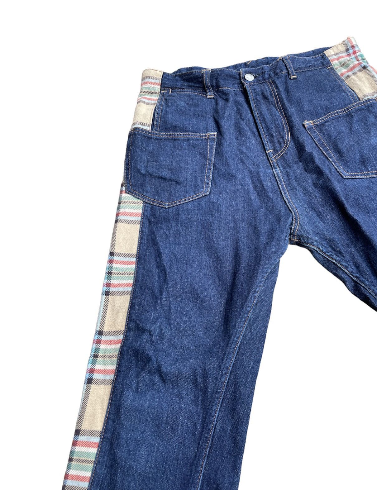If Six Was Nine × Japanese Brand Japanese Brand Transform & New Drop Crotch Light Jeans Size US 33 - 4 Thumbnail