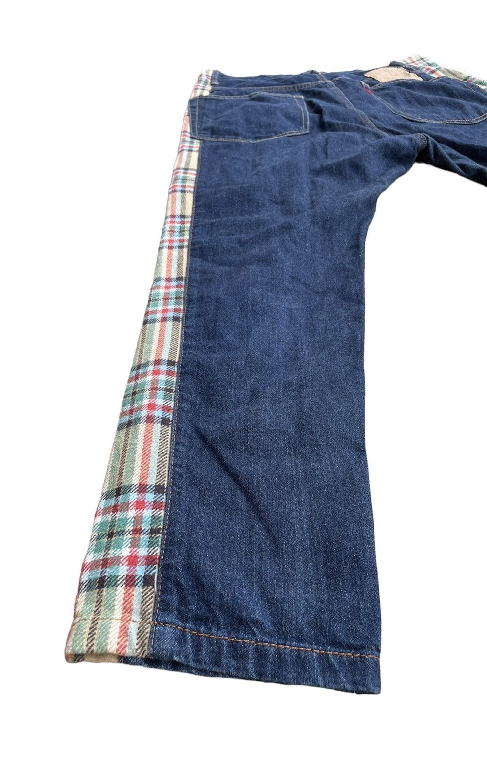 If Six Was Nine × Japanese Brand Japanese Brand Transform & New Drop Crotch Light Jeans Size US 33 - 9 Thumbnail