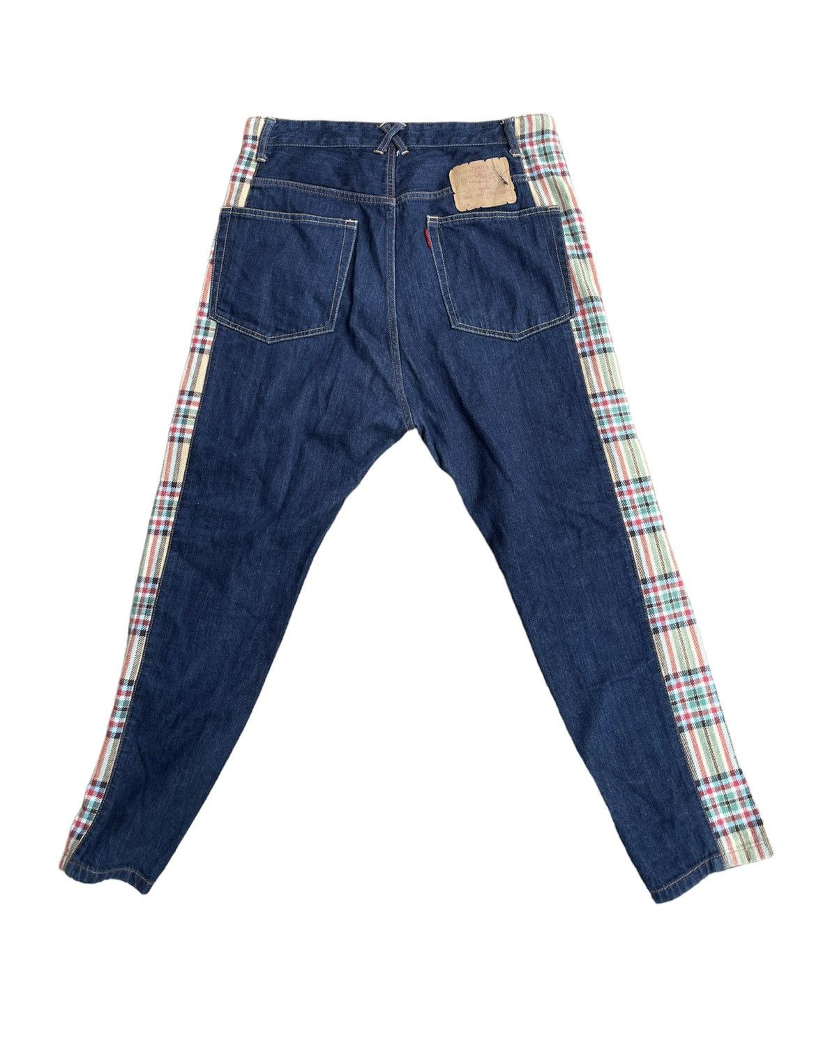 If Six Was Nine × Japanese Brand Japanese Brand Transform & New Drop Crotch Light Jeans Size US 33 - 6 Thumbnail