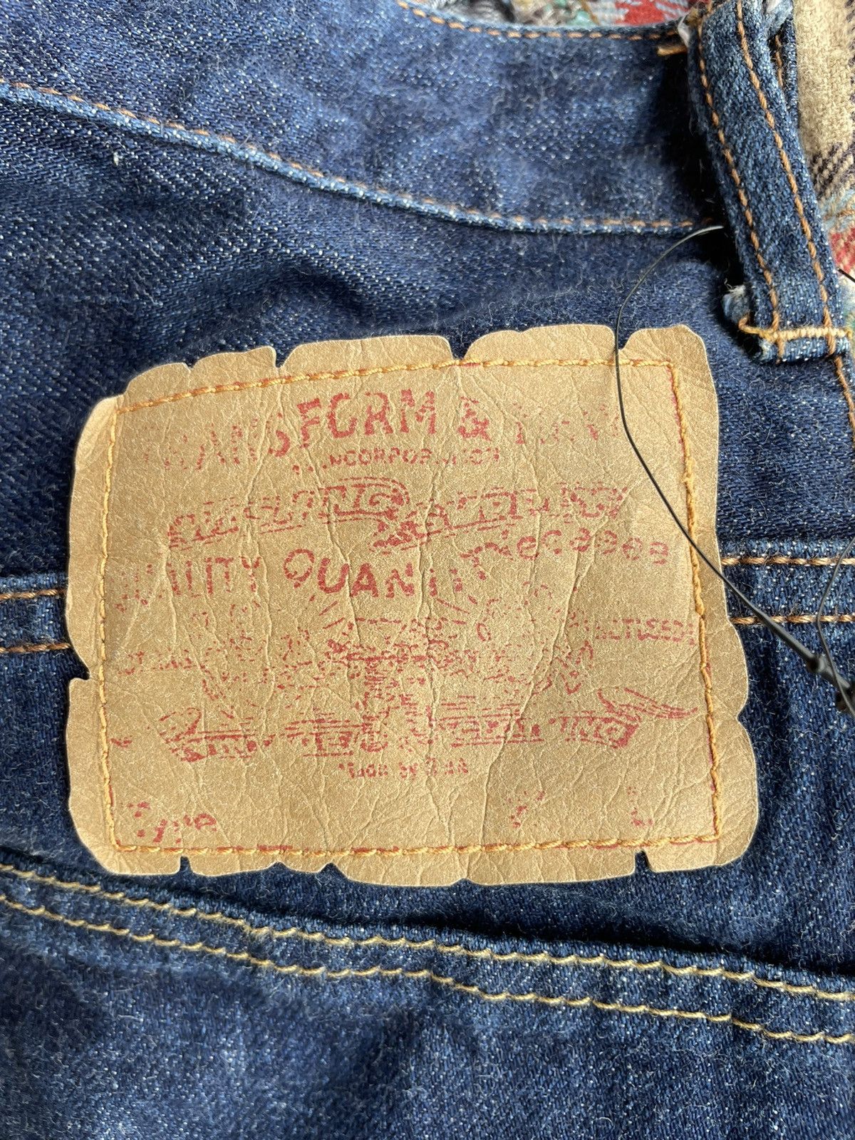If Six Was Nine × Japanese Brand Japanese Brand Transform & New Drop Crotch Light Jeans Size US 33 - 12 Thumbnail
