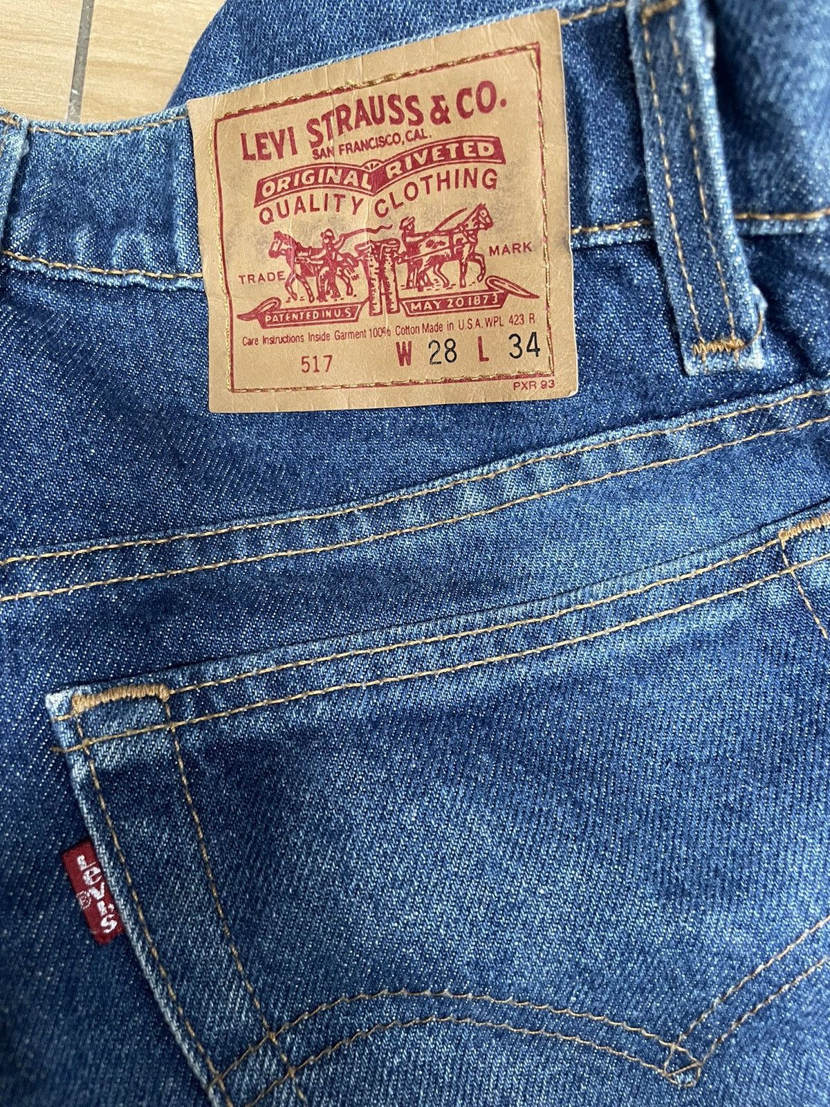 Levi's Vintage Clothing × Vintage Flare Jeans Vintage 90s Levi’s 512 Japan Market Made In Usa Size US 28 / EU 44 - 11 Thumbnail