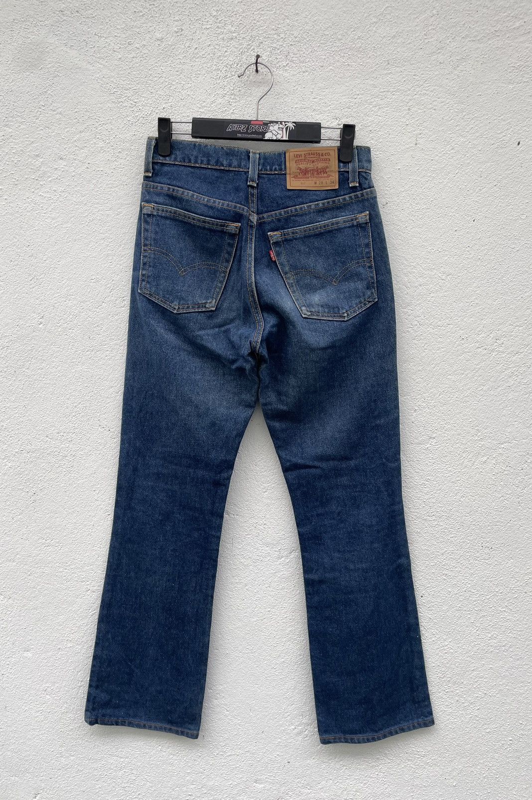 Levi's Vintage Clothing × Vintage Flare Jeans Vintage 90s Levi’s 512 Japan Market Made In Usa Size US 28 / EU 44 - 6 Thumbnail