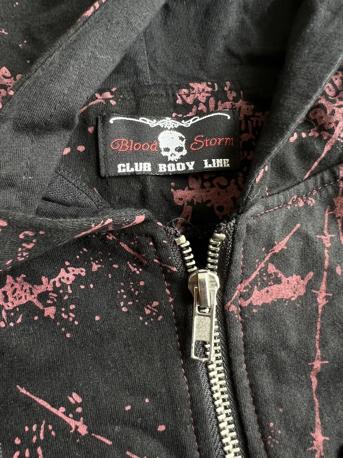 A.F.F.A. SICK🔥Blood Storm 🇯🇵 Anarchy Goth 💀 Hybrid Long Hoodie Size S / US 4 / IT 40 - 9 Thumbnail