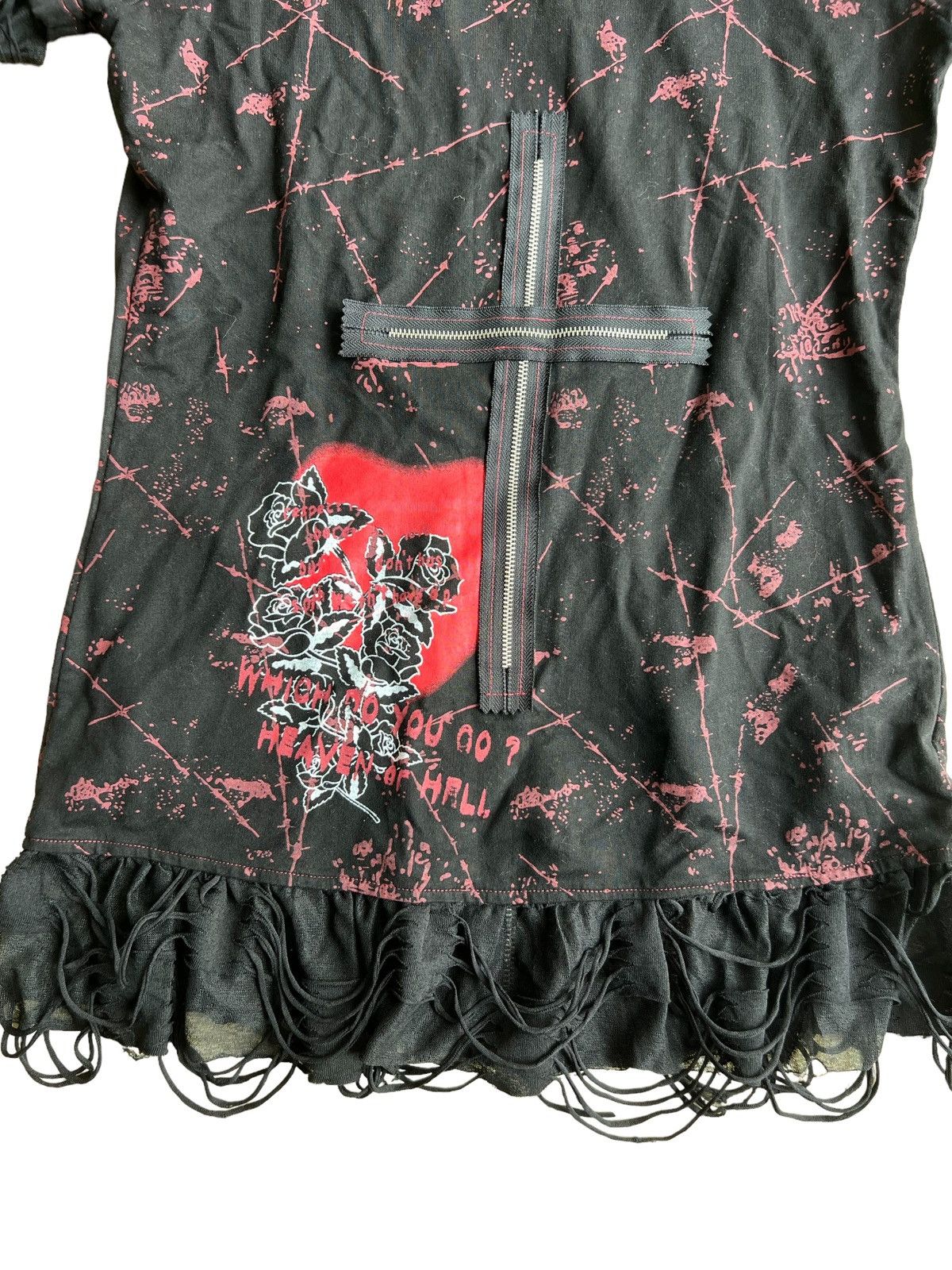 A.F.F.A. SICK🔥Blood Storm 🇯🇵 Anarchy Goth 💀 Hybrid Long Hoodie Size S / US 4 / IT 40 - 7 Thumbnail