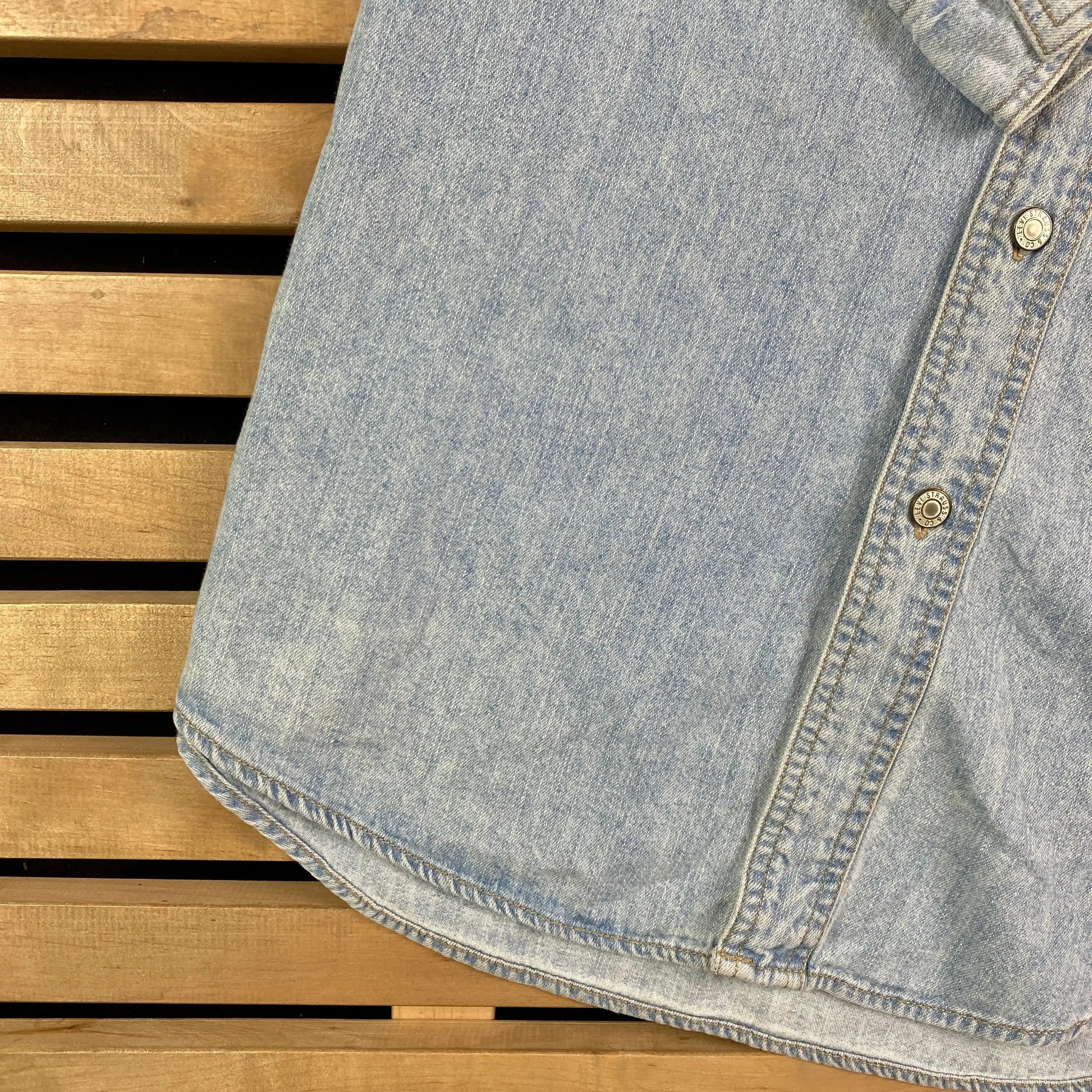 Levi's Mens Denim Shirt Long Sleeve Levis Vintage Size S Size US S / EU 44-46 / 1 - 3 Thumbnail