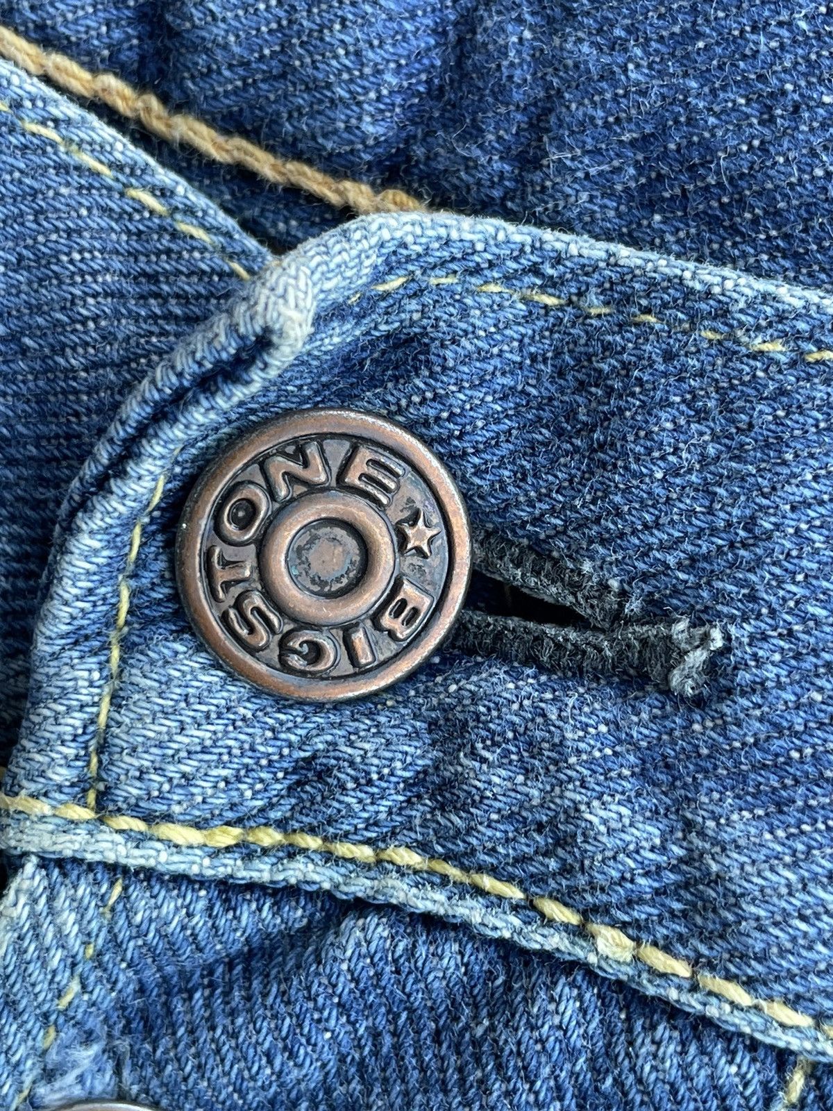 Vintage Vintage 70s Bigstone Flare Bush Bootcut Jeans Size US 28 / EU 44 - 18 Thumbnail
