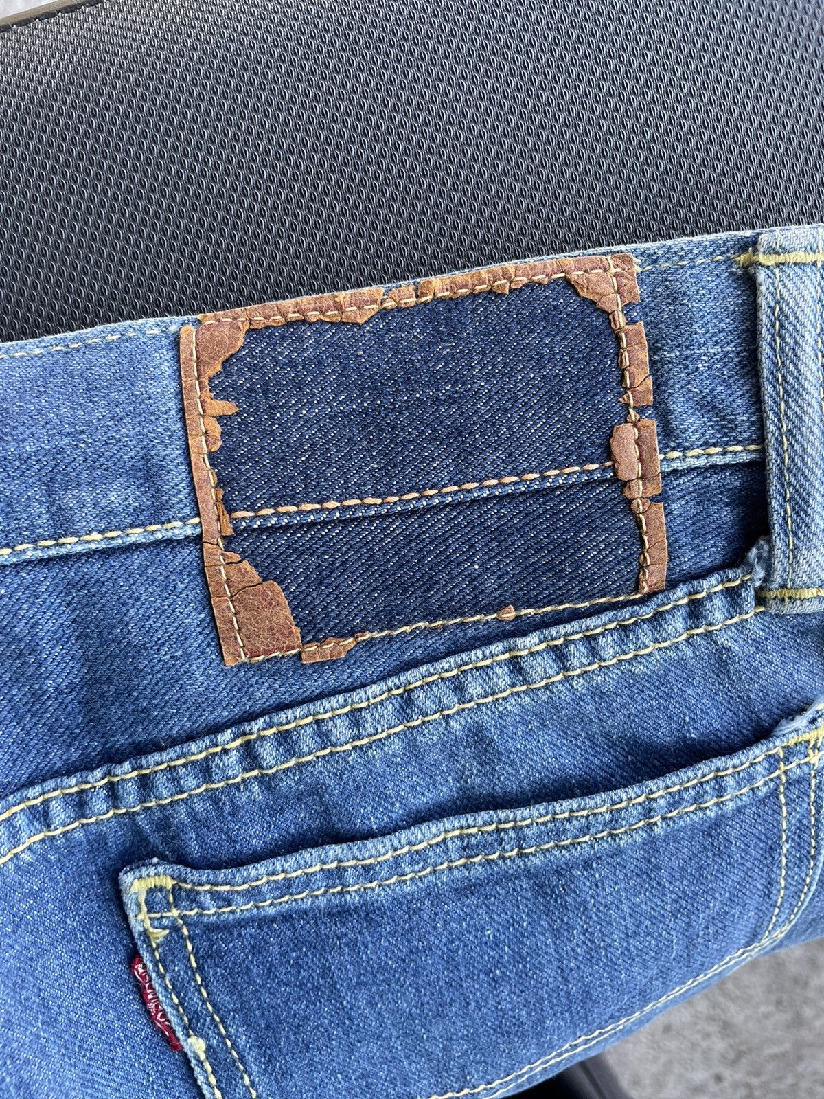 Vintage Vintage 70s Bigstone Flare Bush Bootcut Jeans Size US 28 / EU 44 - 15 Thumbnail
