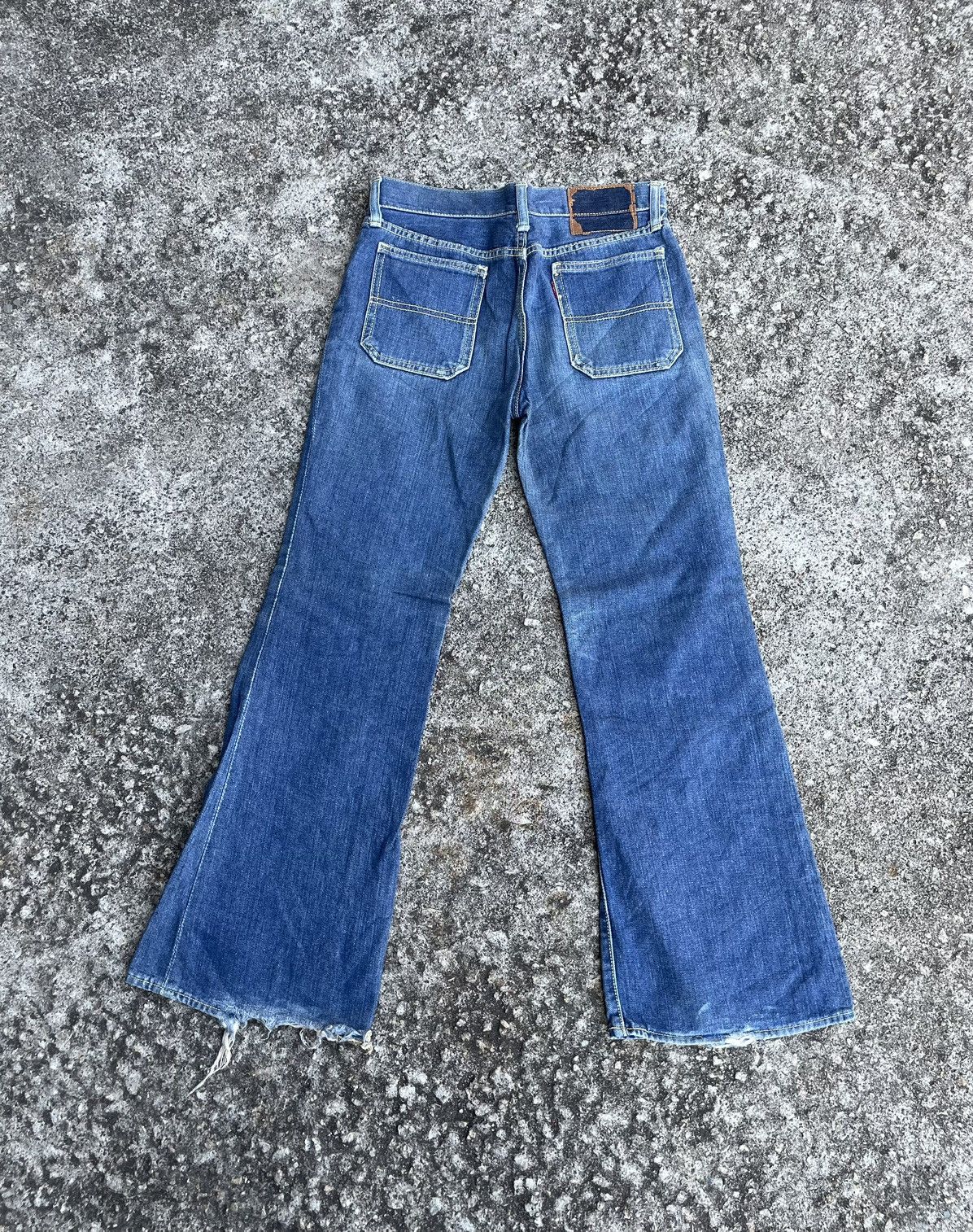 Vintage Vintage 70s Bigstone Flare Bush Bootcut Jeans Size US 28 / EU 44 - 8 Thumbnail