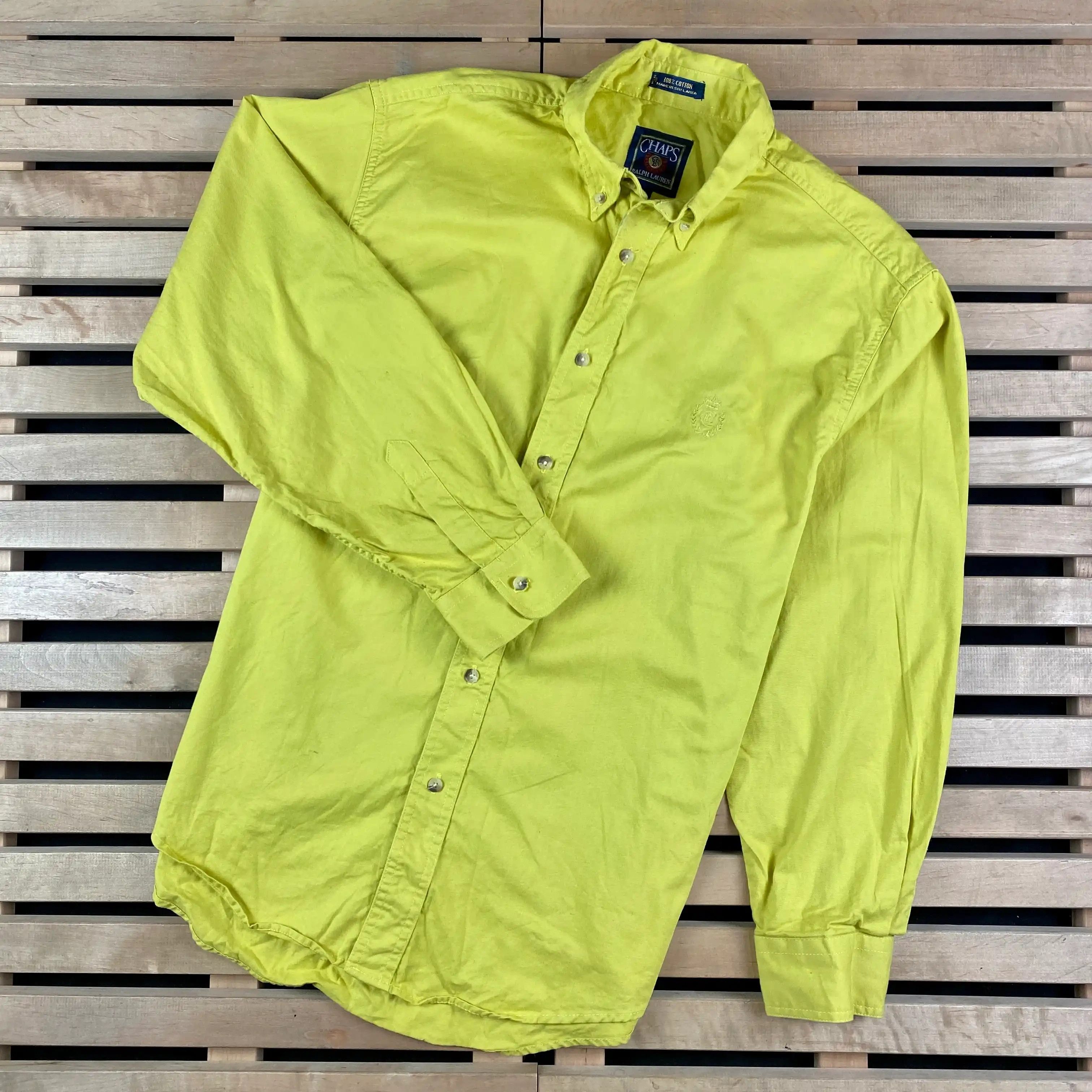 Chaps Ralph Lauren × Ralph Lauren × Vintage Mens Shirt Long Sleeve Chaps Ralph Lauren Vintage Size L Size US L / EU 52-54 / 3 - 1 Thumbnail