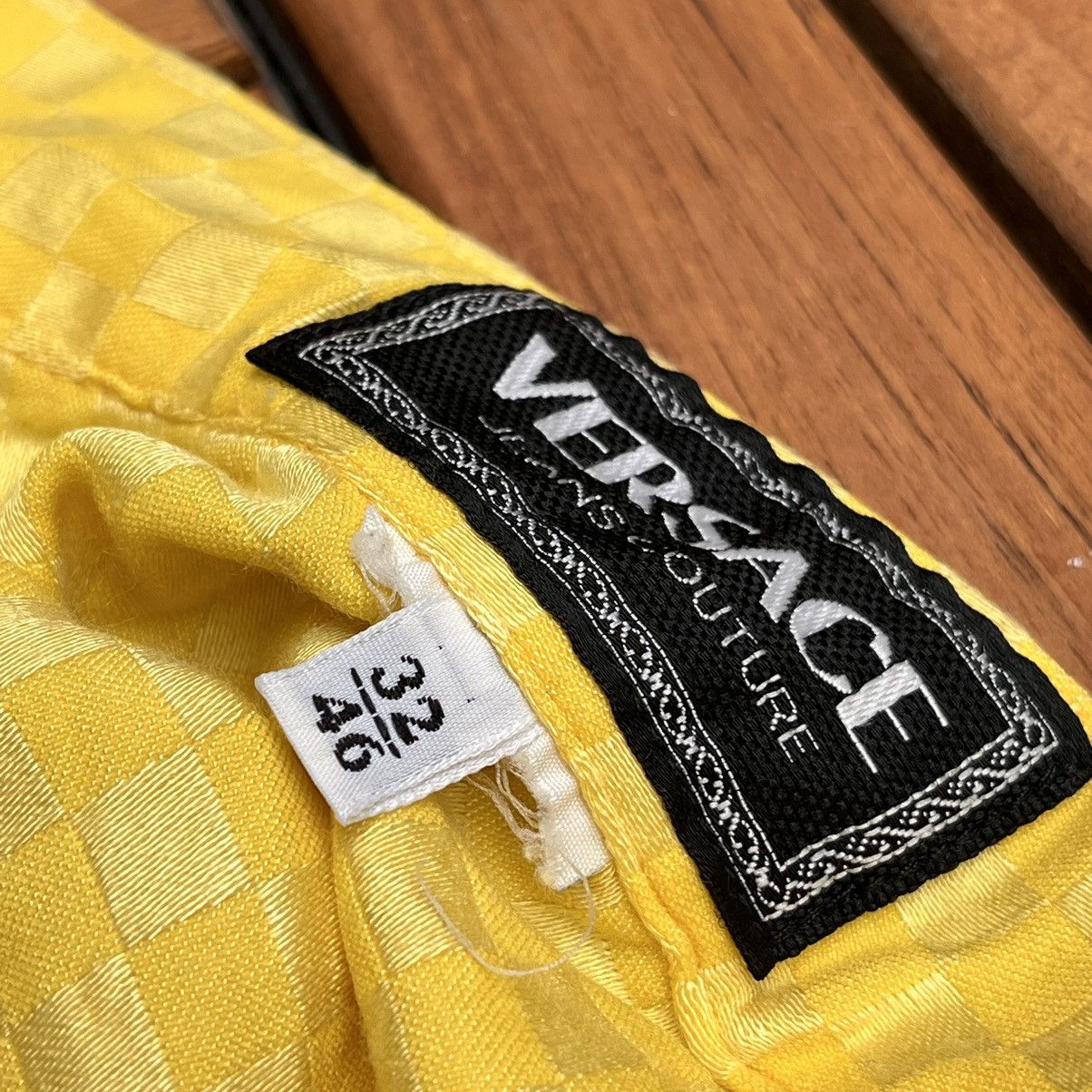 Versace Vintage Versace Jean Couture Mini Skirts Chekered Board Size 28" / US 6 / IT 42 - 7 Thumbnail