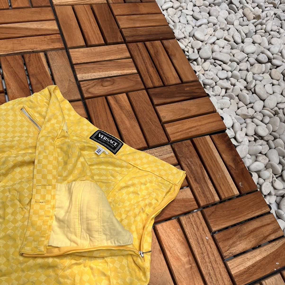 Versace Vintage Versace Jean Couture Mini Skirts Chekered Board Size 28" / US 6 / IT 42 - 6 Thumbnail