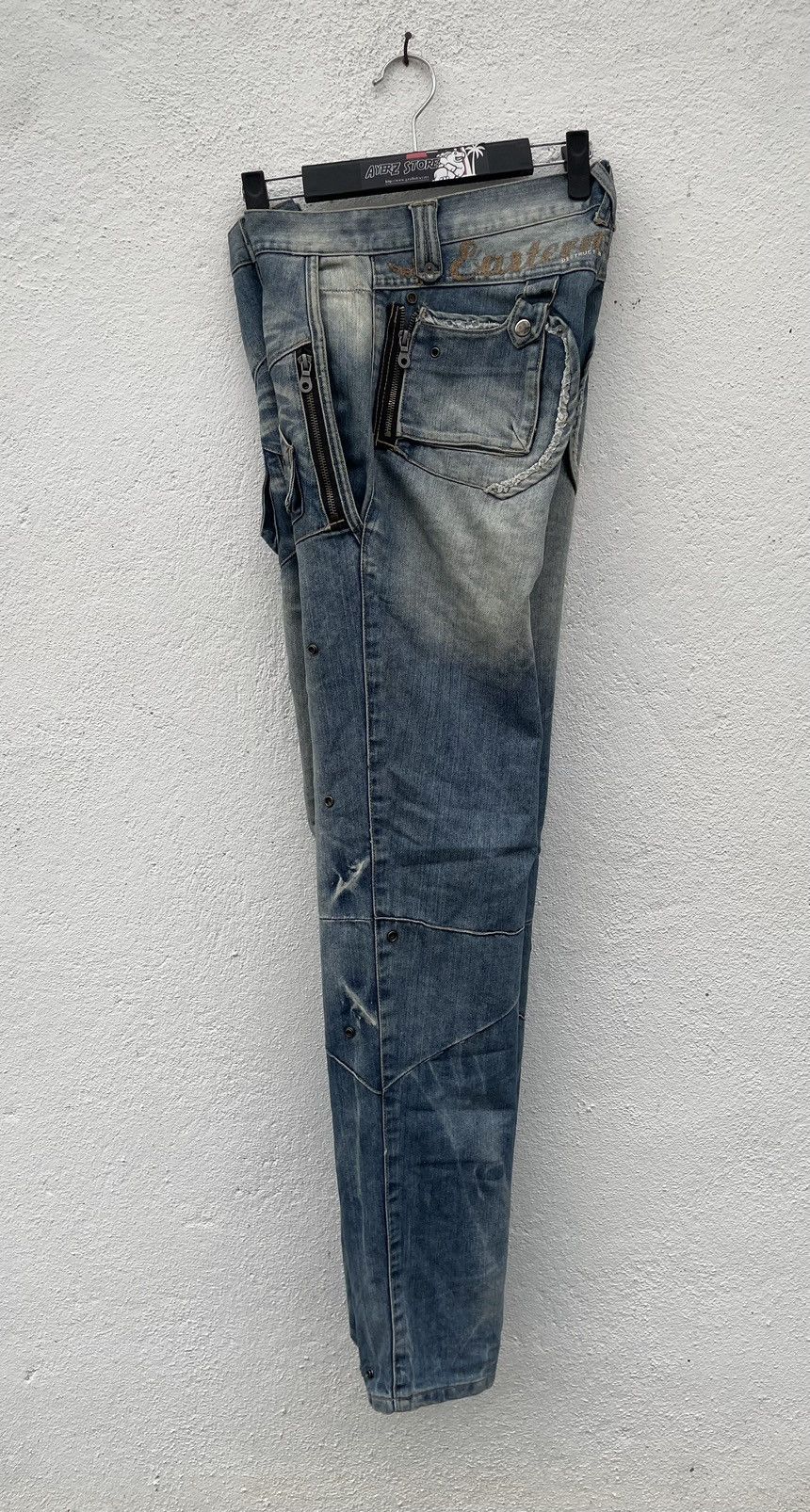 Japanese Brand PPFM Restruct Product Eastern Rock Jeans Size US 33 - 12 Thumbnail