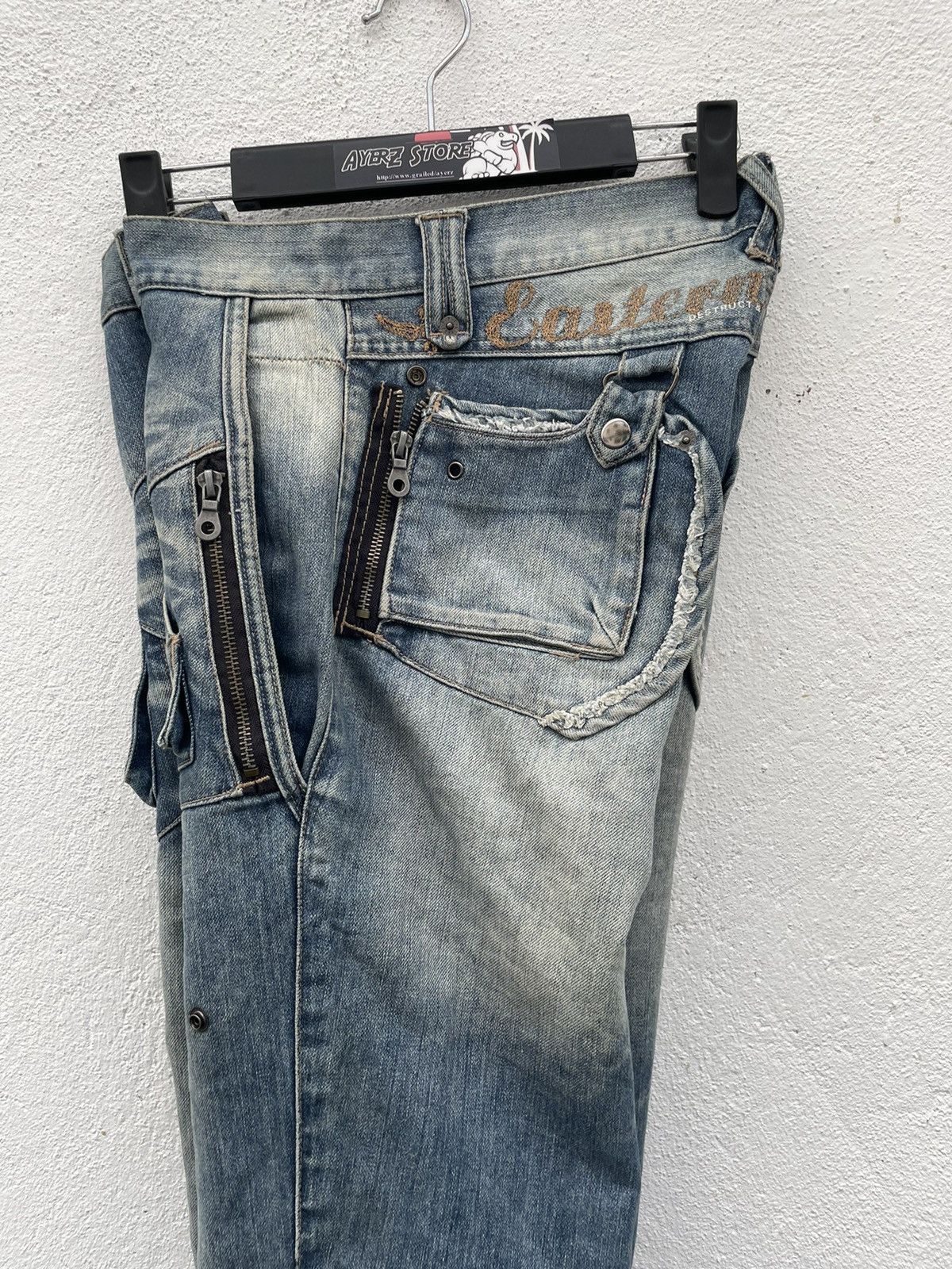 Japanese Brand PPFM Restruct Product Eastern Rock Jeans Size US 33 - 13 Thumbnail