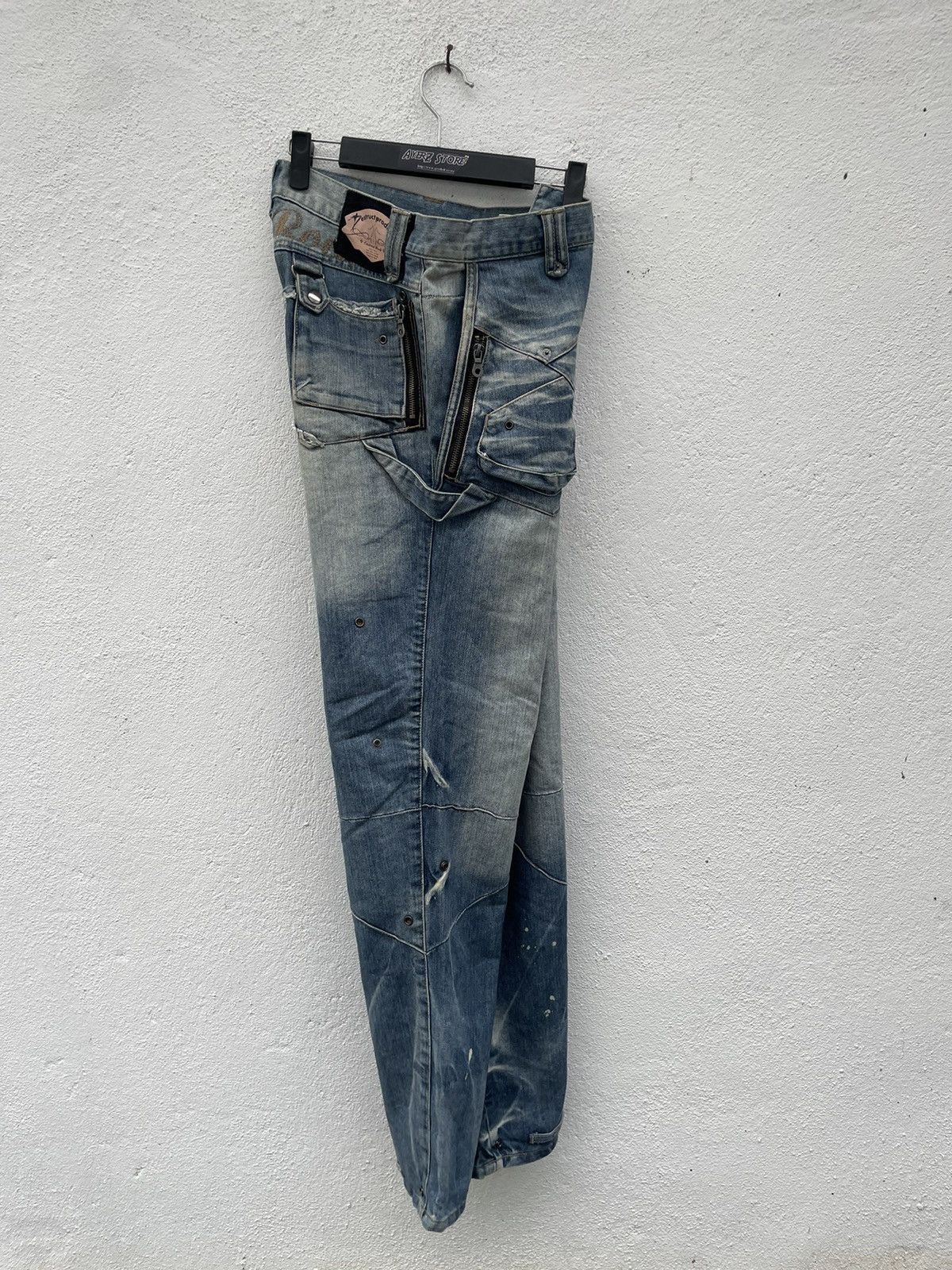 Japanese Brand PPFM Restruct Product Eastern Rock Jeans Size US 33 - 15 Thumbnail