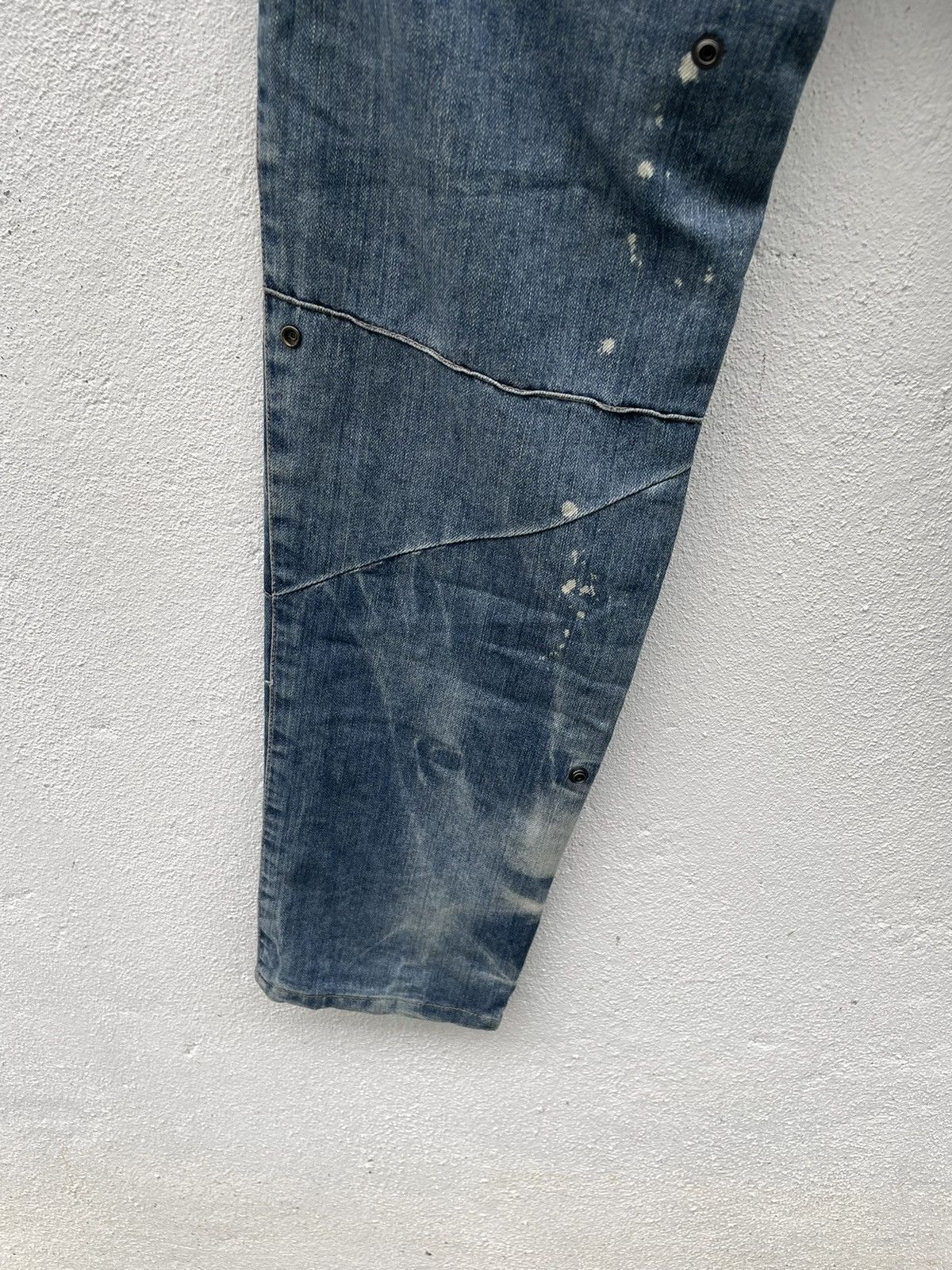Japanese Brand PPFM Restruct Product Eastern Rock Jeans Size US 33 - 11 Thumbnail