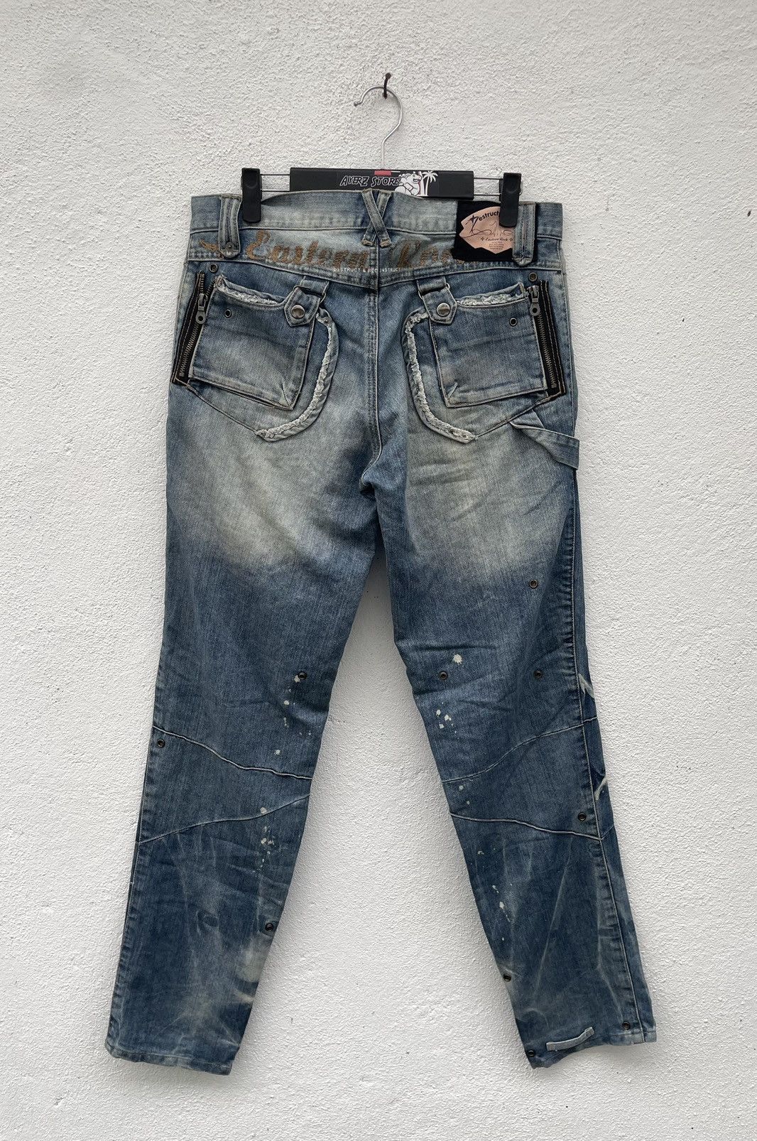 Japanese Brand PPFM Restruct Product Eastern Rock Jeans Size US 33 - 7 Thumbnail