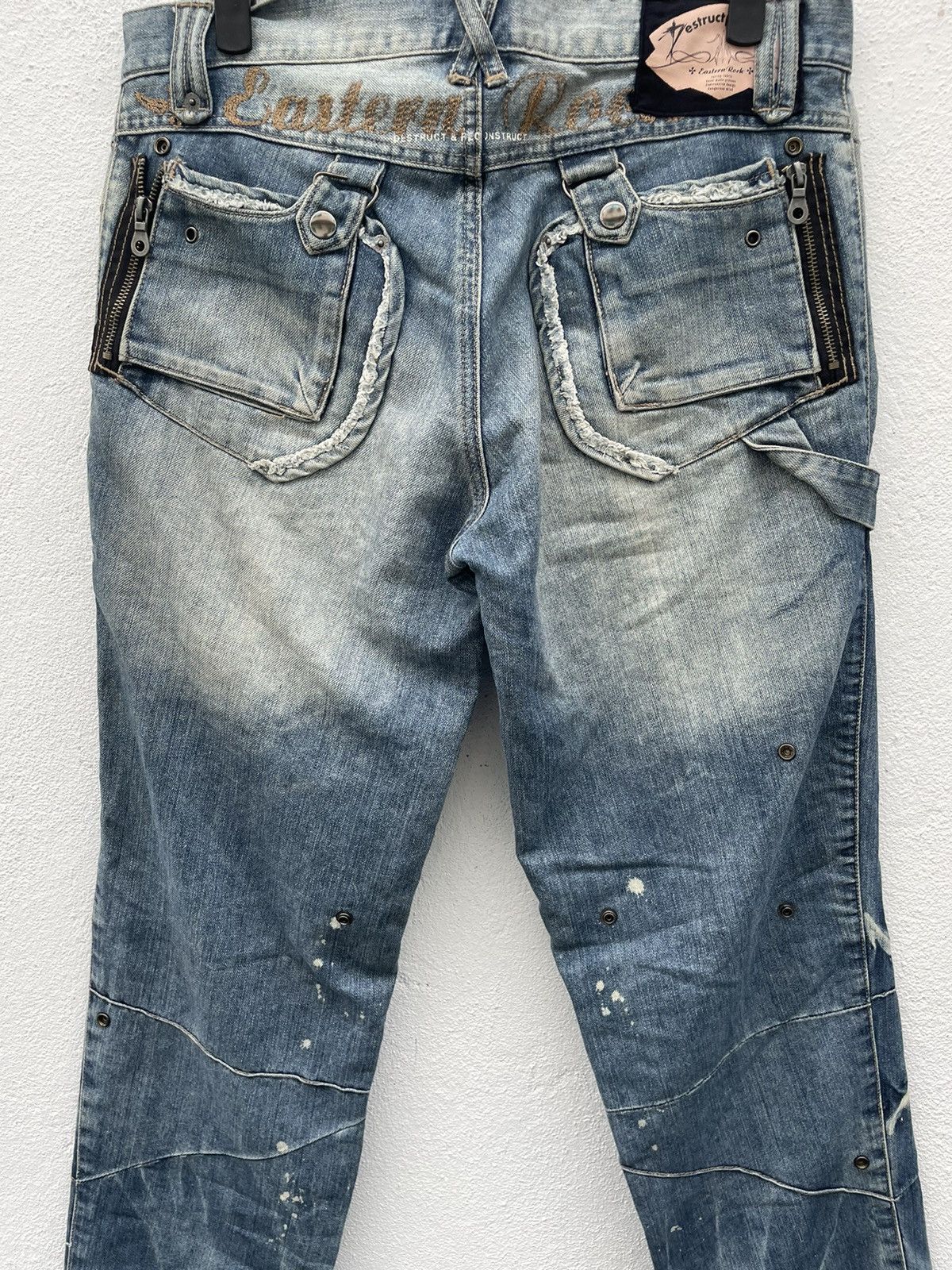 Japanese Brand PPFM Restruct Product Eastern Rock Jeans Size US 33 - 9 Thumbnail
