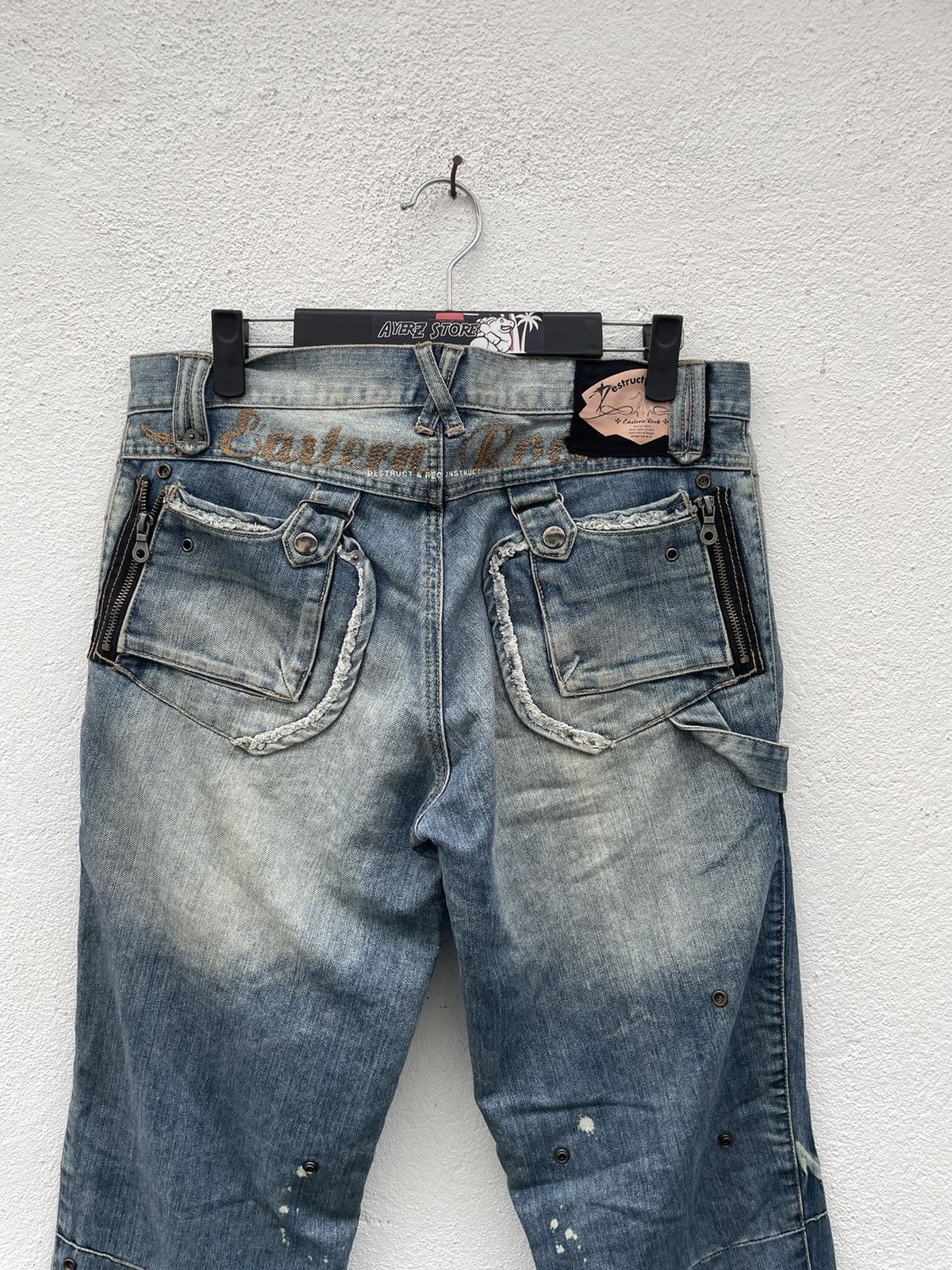 Japanese Brand PPFM Restruct Product Eastern Rock Jeans Size US 33 - 8 Thumbnail