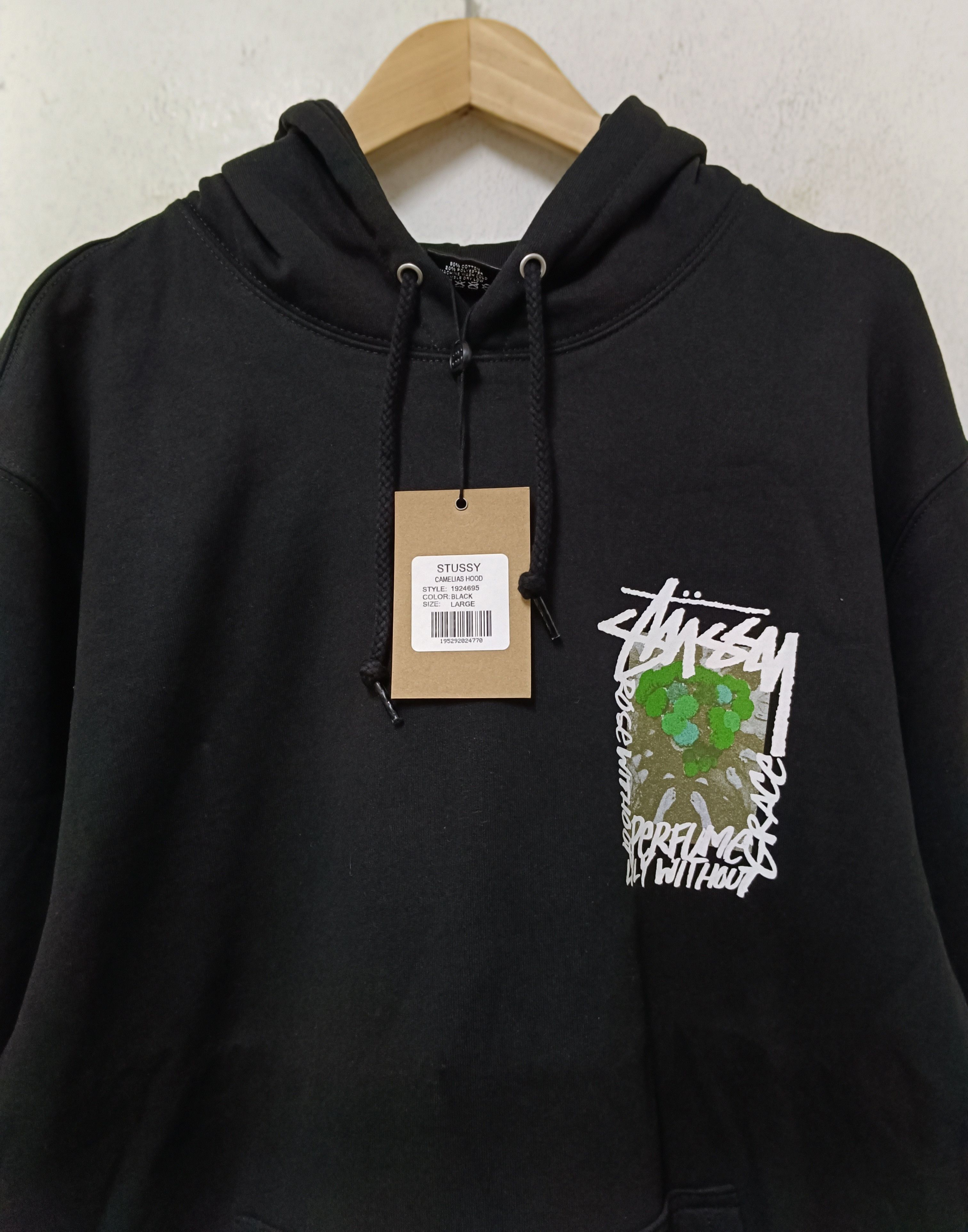 Hypebeast × Stussy Stussy Camellias Hoodie NWT Size US L / EU 52-54 / 3 - 5 Thumbnail