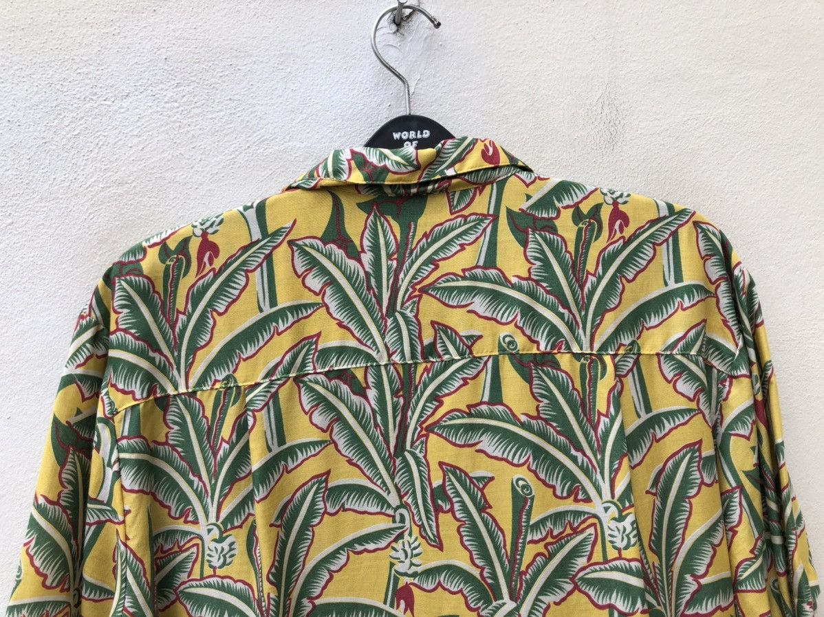 Diamond Head 80s Diamond Head Banana Leaves Hula Girl Rayon Hawaiian Size US M / EU 48-50 / 2 - 16 Thumbnail