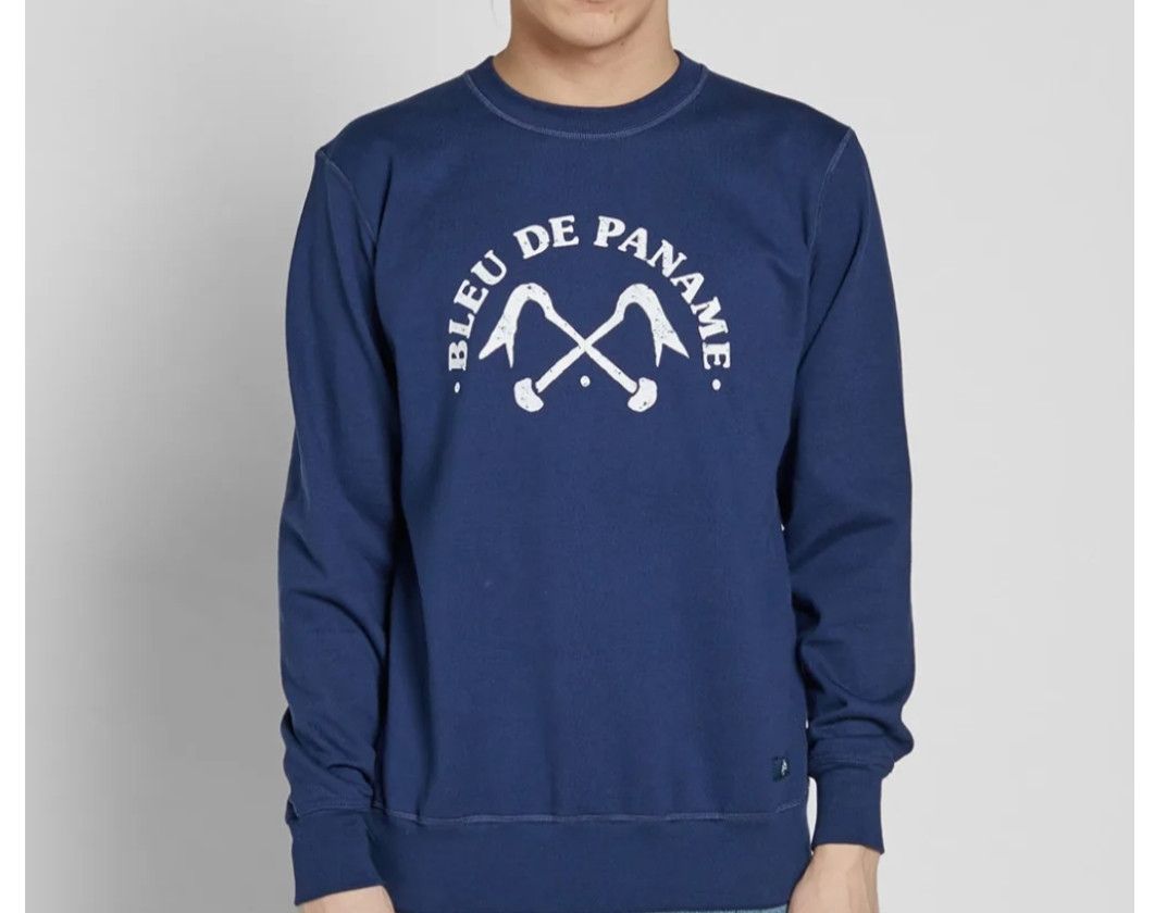 Bleu De Paname Bleu De Paname Made In France Big Logo Sweatshirt Grailed