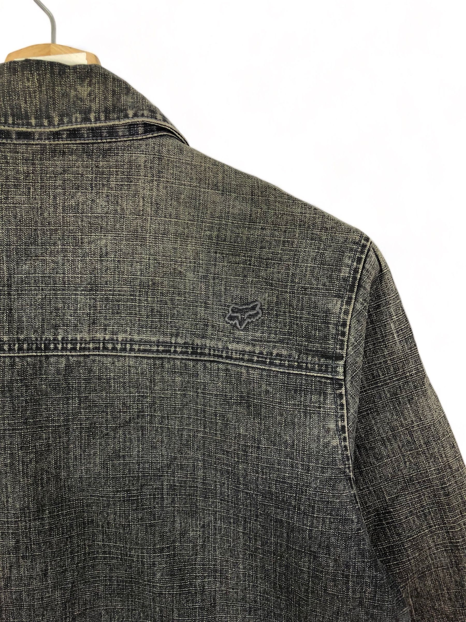 Fox Racing × Vintage VINTAGE FOX RIDERS FOX RACING DENIM JACKET Size US M / EU 48-50 / 2 - 9 Thumbnail