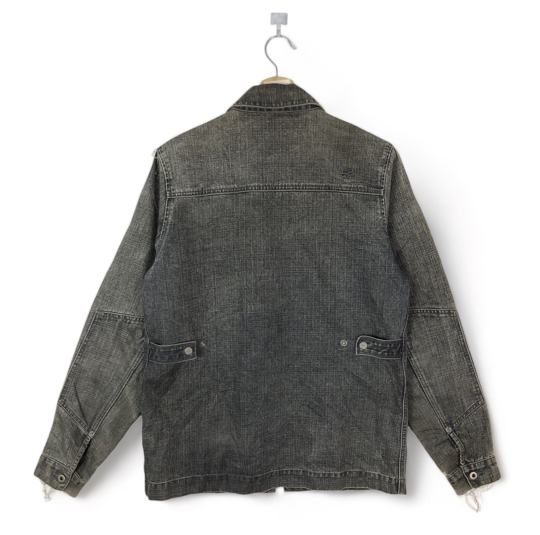 Fox Racing × Vintage VINTAGE FOX RIDERS FOX RACING DENIM JACKET Size US M / EU 48-50 / 2 - 3 Thumbnail