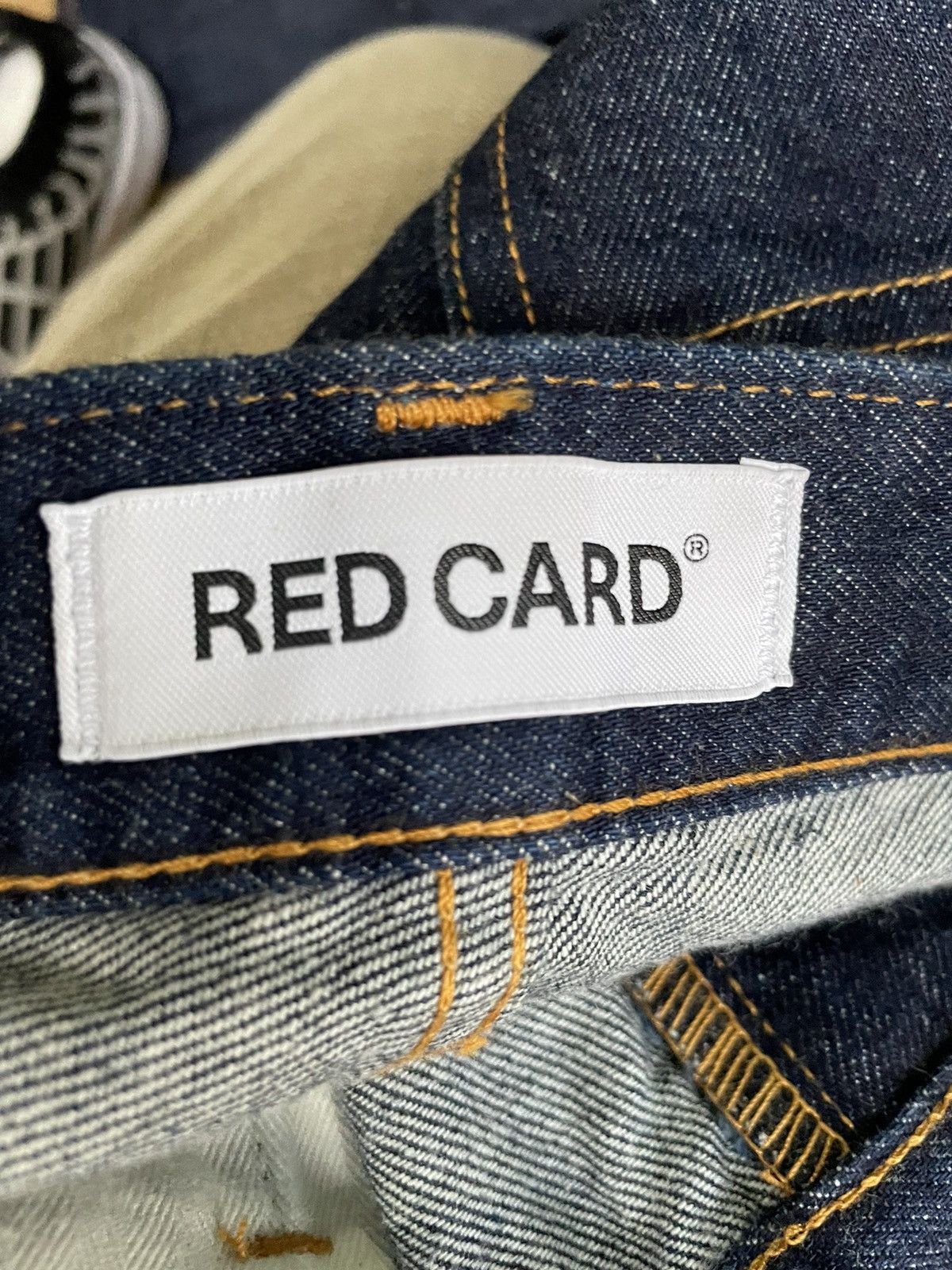 Japanese Brand Red Card Loose Baggy Denim Jeans Size US 28 / EU 44 - 11 Thumbnail
