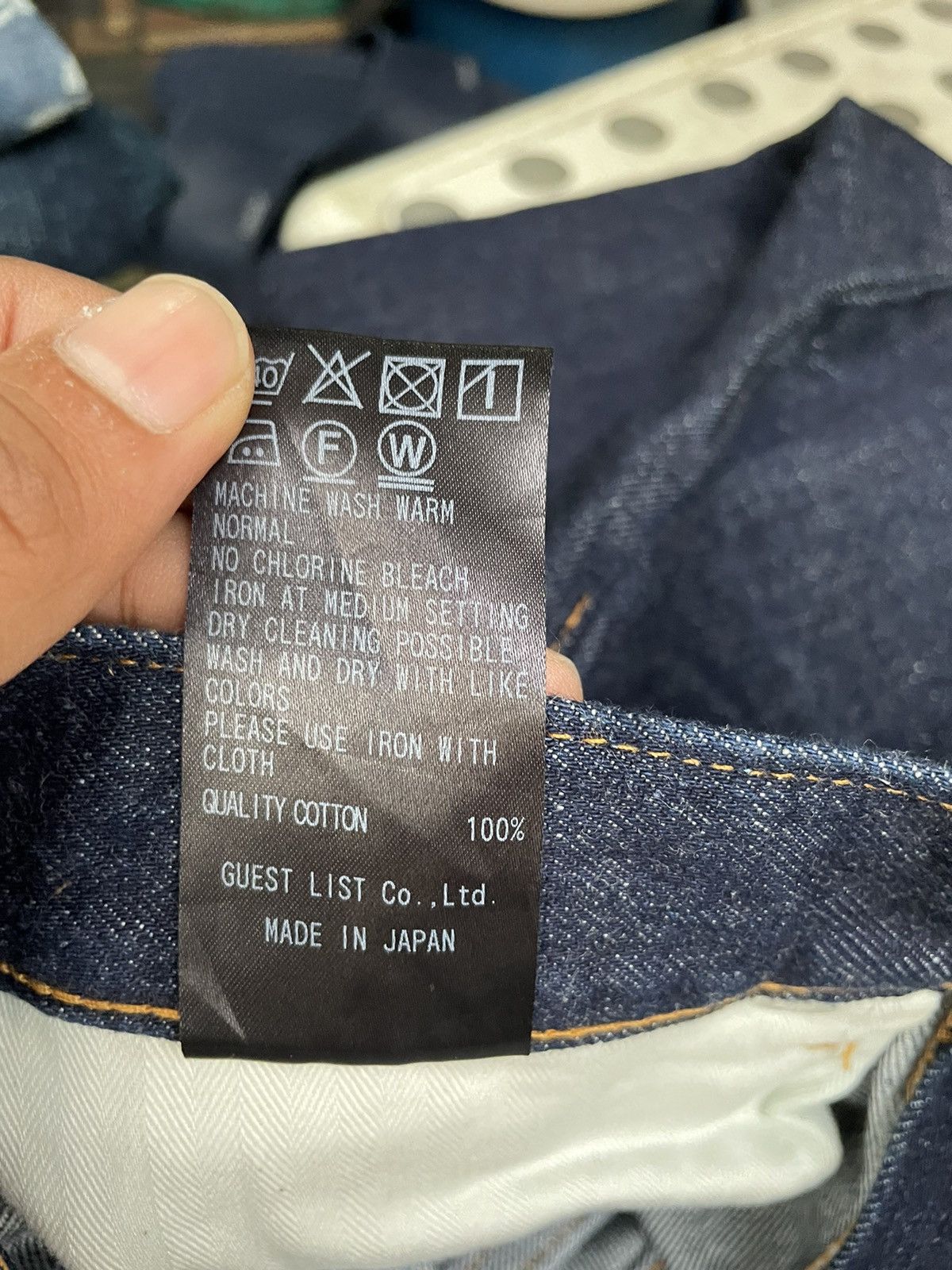 Japanese Brand Red Card Loose Baggy Denim Jeans Size US 28 / EU 44 - 13 Thumbnail