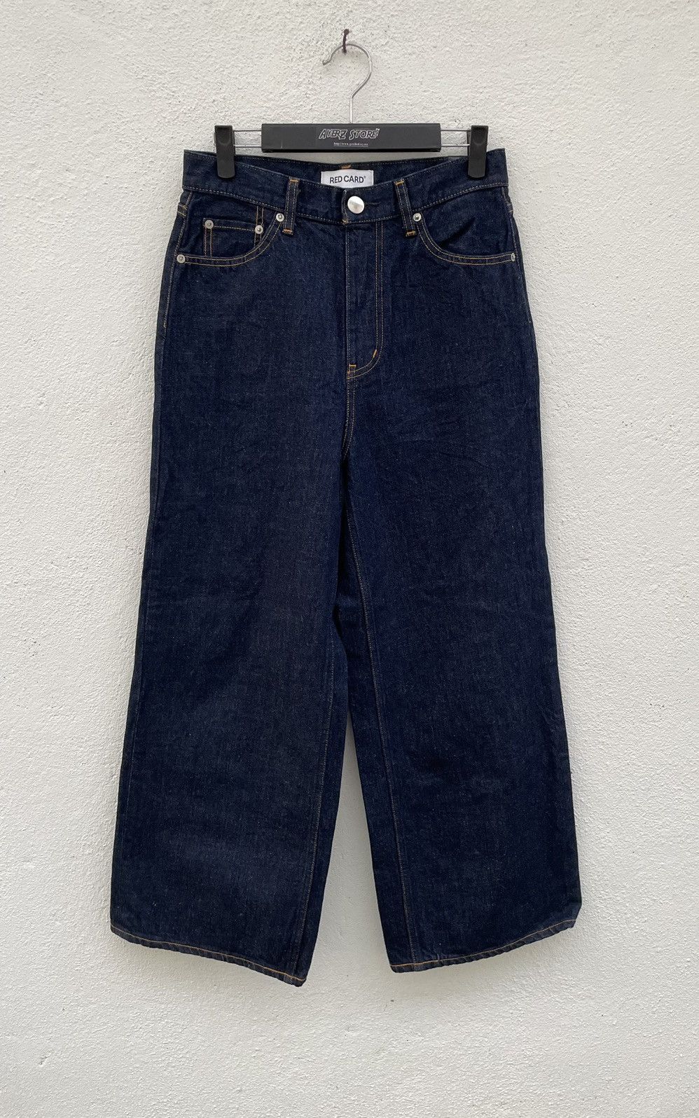 Japanese Brand Red Card Loose Baggy Denim Jeans Size US 28 / EU 44 - 1 Thumbnail