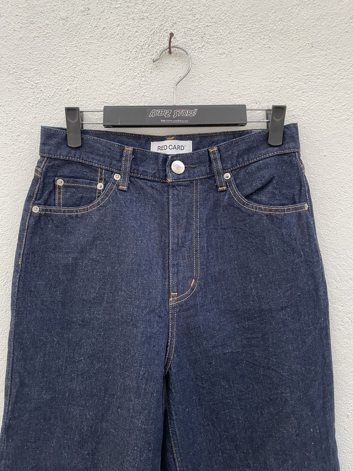 Japanese Brand Red Card Loose Baggy Denim Jeans Size US 28 / EU 44 - 2 Thumbnail