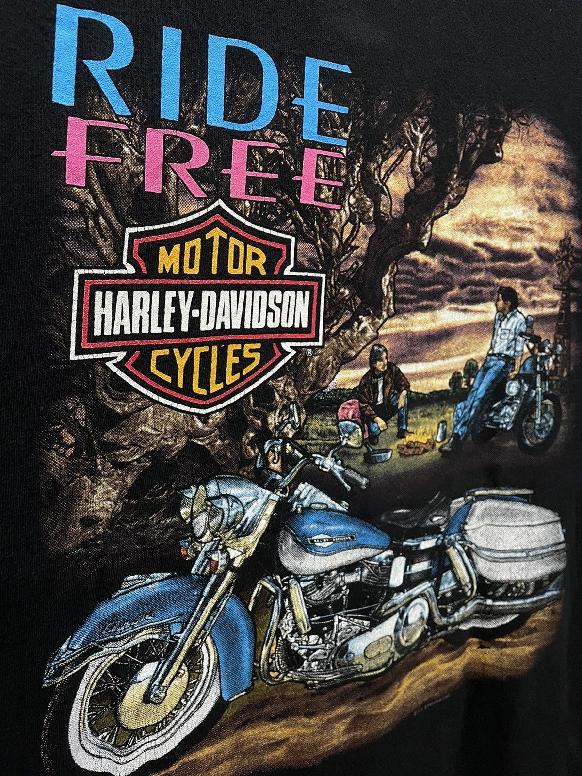 Harley Davidson × Vintage RARE Vintage Harley Davidson RIDE FREE Size US M / EU 48-50 / 2 - 3 Thumbnail