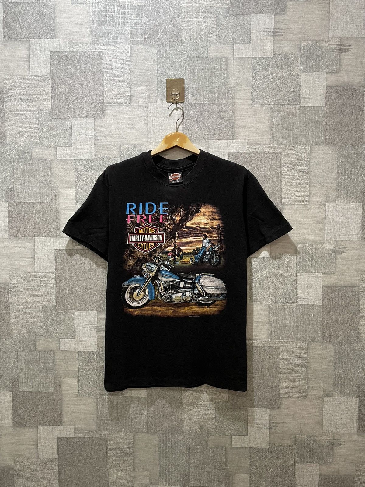 Harley Davidson × Vintage RARE Vintage Harley Davidson RIDE FREE Size US M / EU 48-50 / 2 - 1 Thumbnail