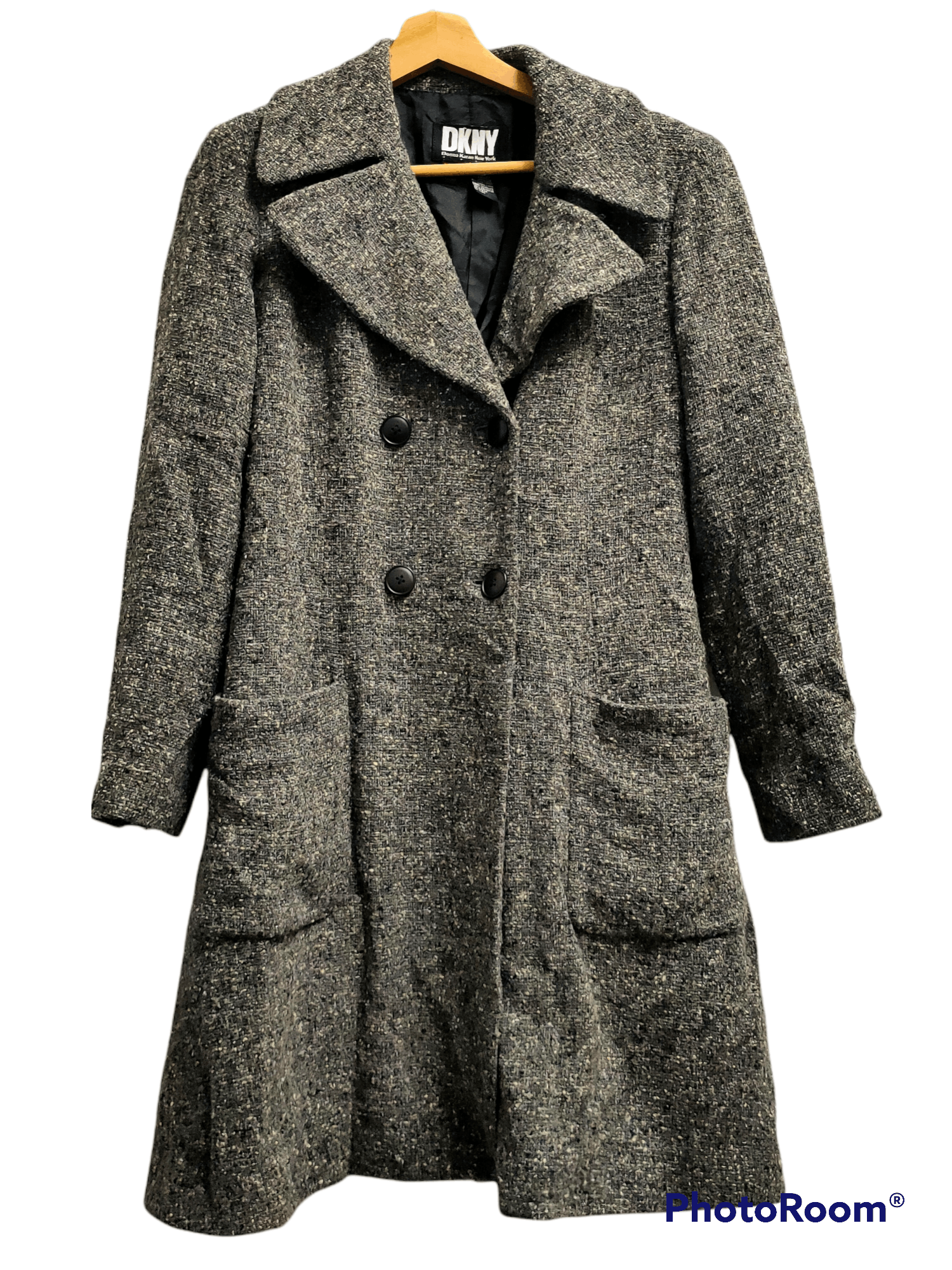 DKNY Vintage DKNY long jacket double breasted Size US M / EU 48-50 / 2 - 1 Thumbnail