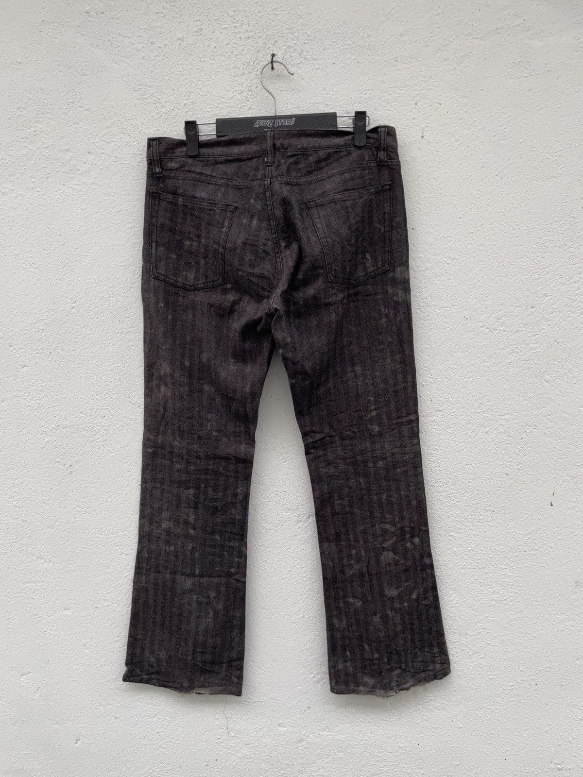 If Six Was Nine Flare Jeans Edge Rupert Stripped Jeans Size US 34 / EU 50 - 7 Thumbnail
