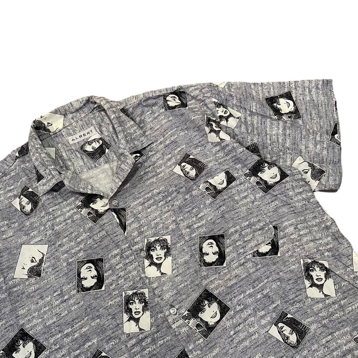 Japanese Brand Vintage Albert All Over Print Camp Collar Shirt Size US L / EU 52-54 / 3 - 2 Thumbnail