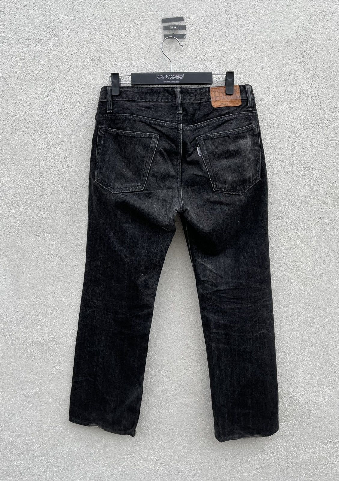 HOLLYWOOD RANCH MARKET HR Market Distressed Denim Jeans Made In Japan Size US 30 / EU 46 - 3 Thumbnail