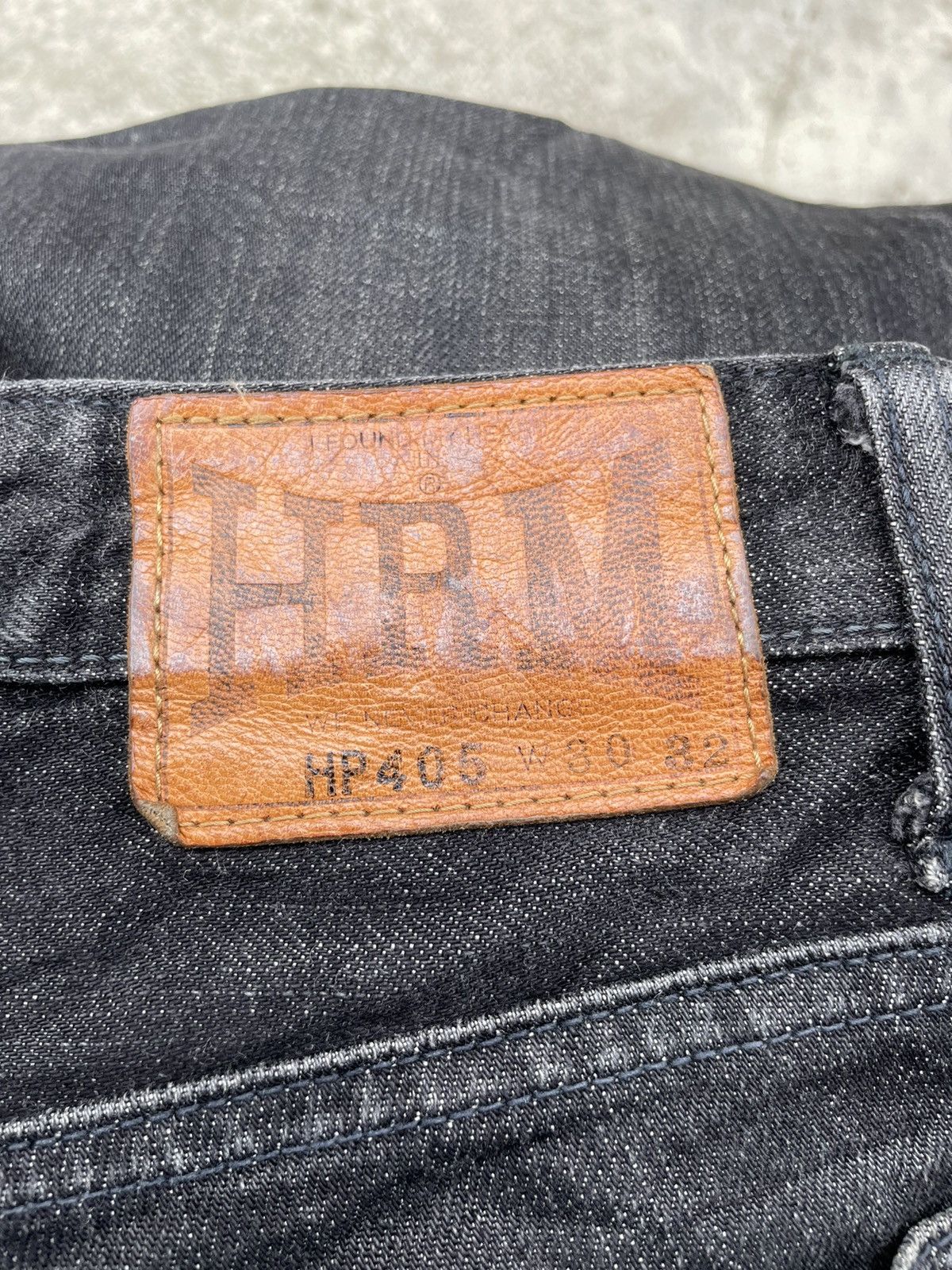 HOLLYWOOD RANCH MARKET HR Market Distressed Denim Jeans Made In Japan Size US 30 / EU 46 - 17 Thumbnail