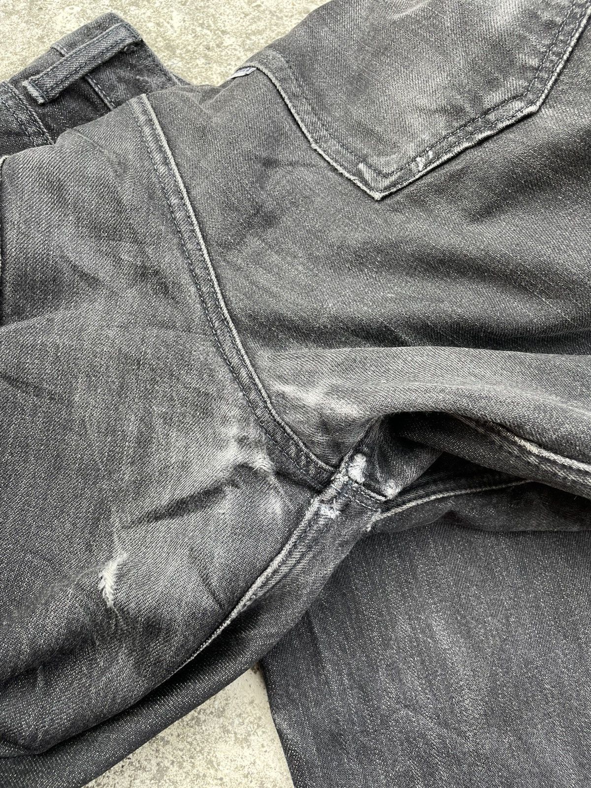 HOLLYWOOD RANCH MARKET HR Market Distressed Denim Jeans Made In Japan Size US 30 / EU 46 - 19 Thumbnail