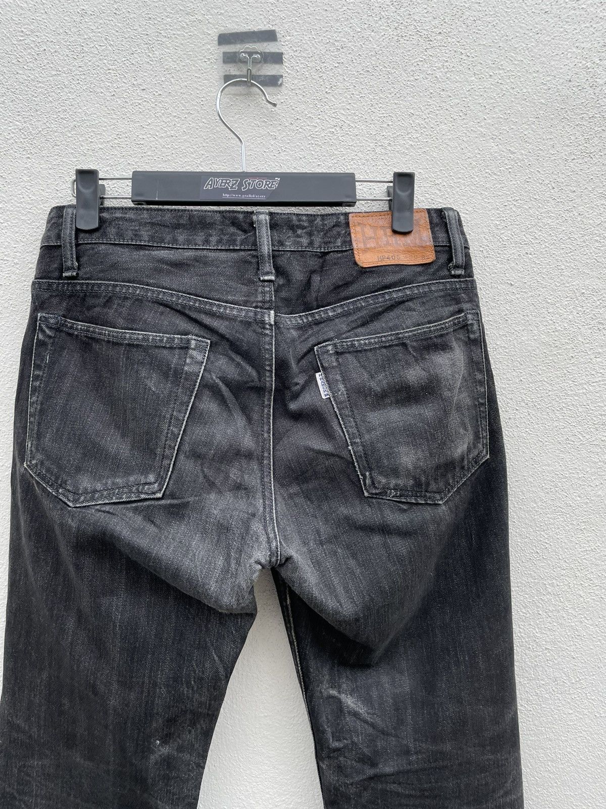 HOLLYWOOD RANCH MARKET HR Market Distressed Denim Jeans Made In Japan Size US 30 / EU 46 - 10 Thumbnail