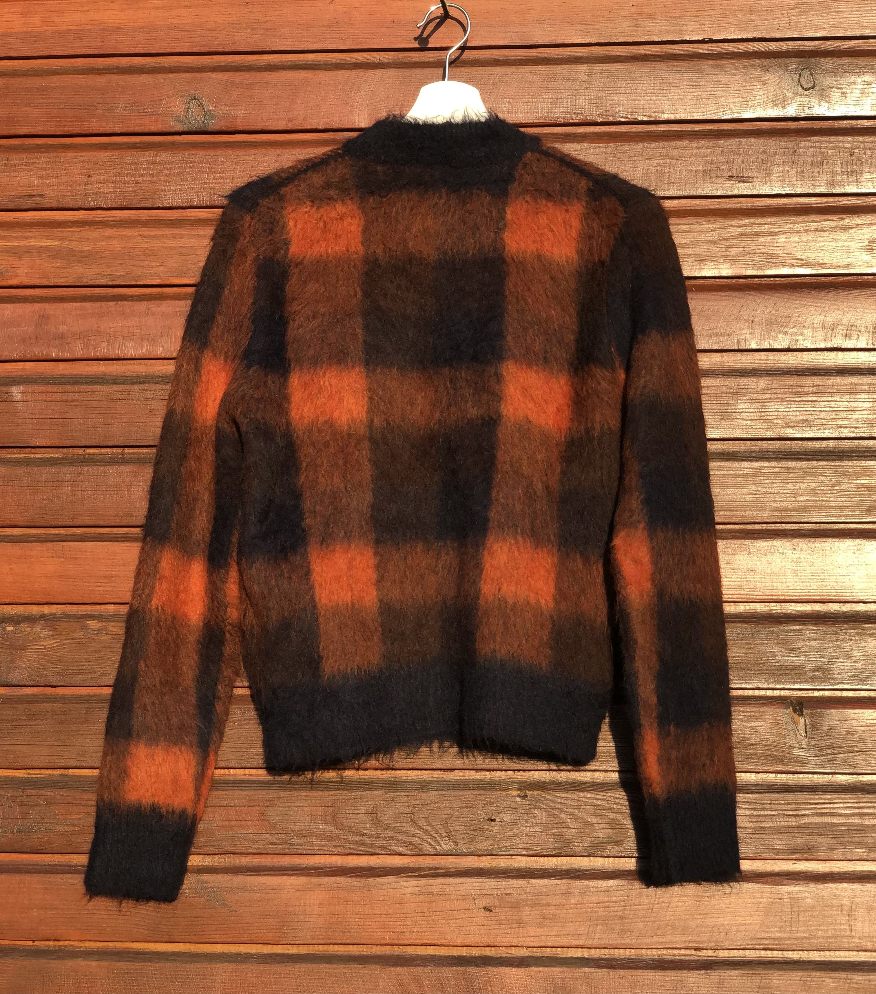 Acne Studios Kanya Check Alpaca Blend Fuzzy Sweater Size S / US 4 / IT 40 - 8 Thumbnail