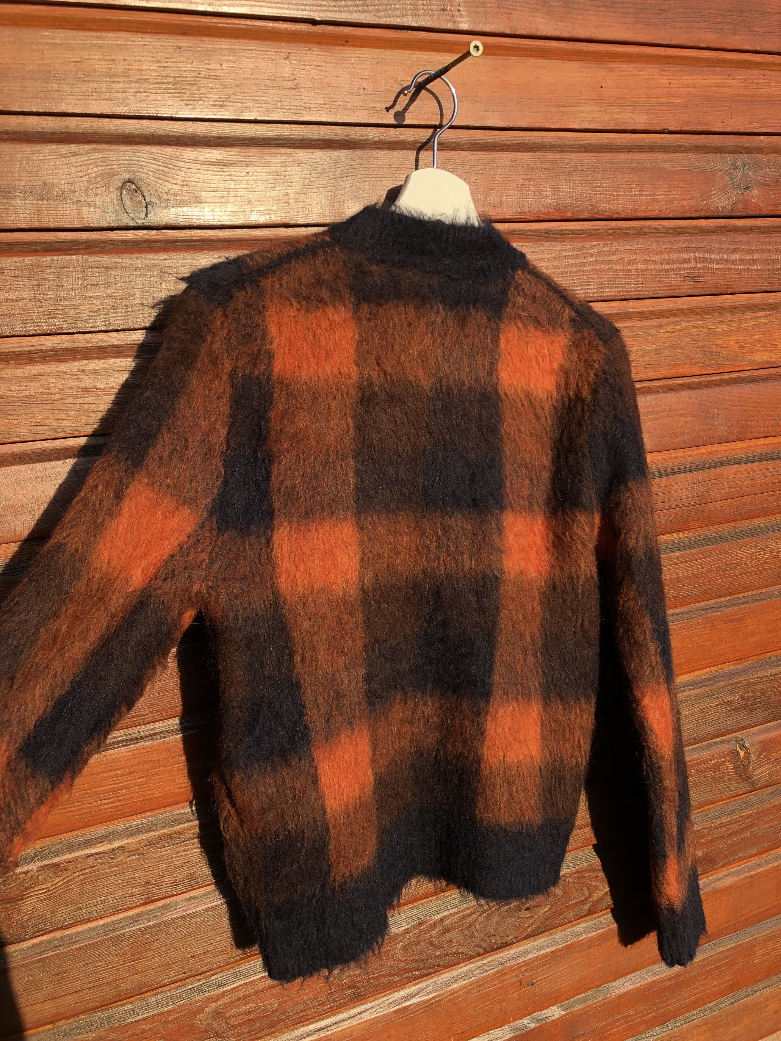 Acne Studios Kanya Check Alpaca Blend Fuzzy Sweater Size S / US 4 / IT 40 - 9 Thumbnail