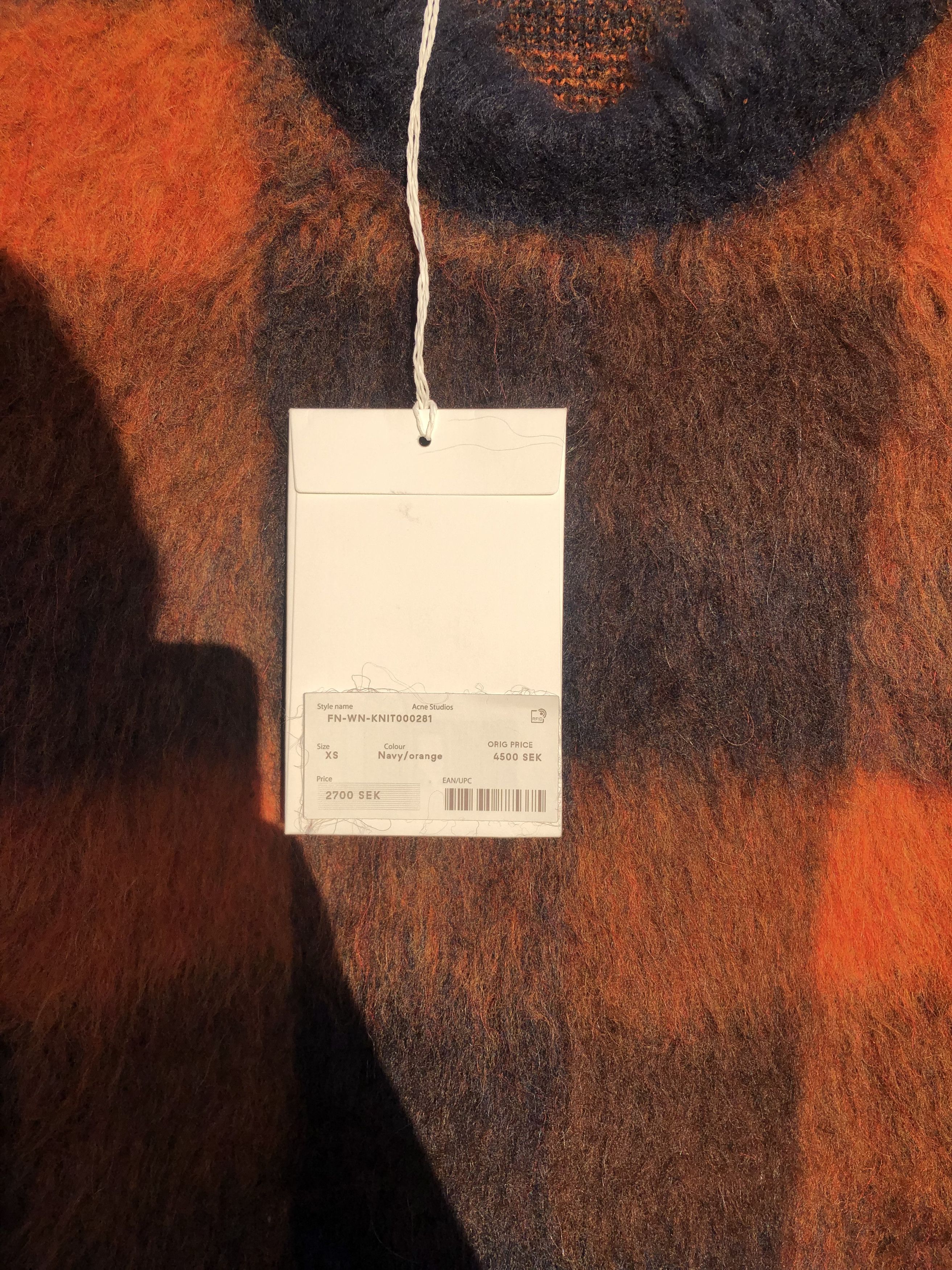 Acne Studios Kanya Check Alpaca Blend Fuzzy Sweater Size S / US 4 / IT 40 - 6 Thumbnail